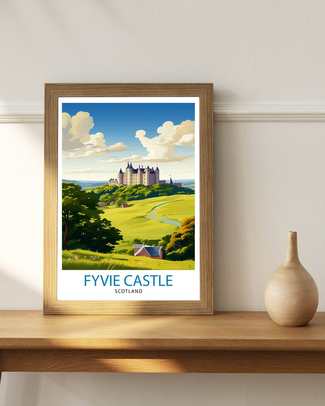 Fyvie Castle Scotland Travel Print Fyvie Castle Wall Decor Fyvie Castle Poster Scotland Travel Prints Fyvie Castle Art Print Fyvie Castle