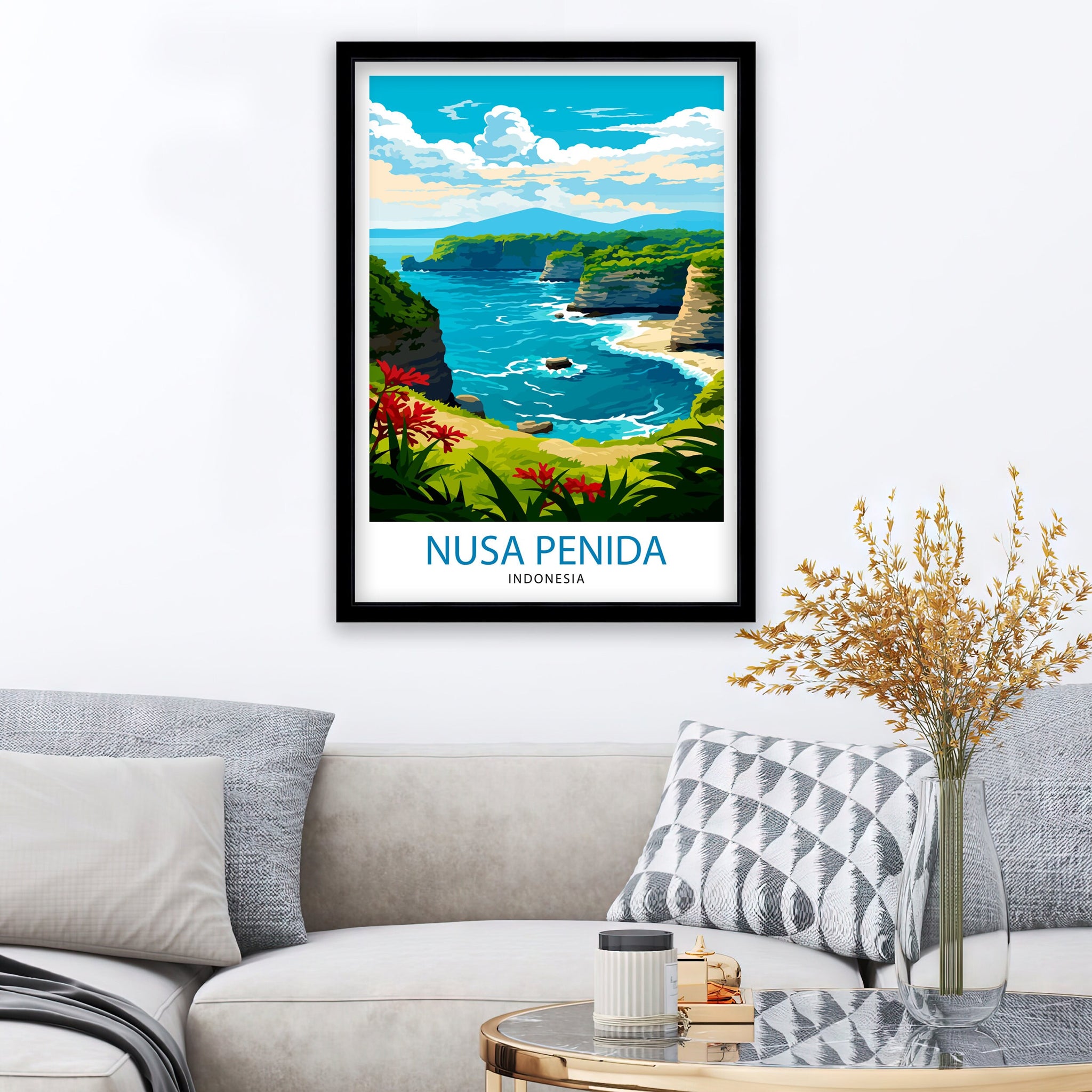 Nusa Penida Indonesia Travel Print Nusa Penida Wall Decor Nusa Penida Poster Indonesia Travel Prints Nusa Penida Art Print