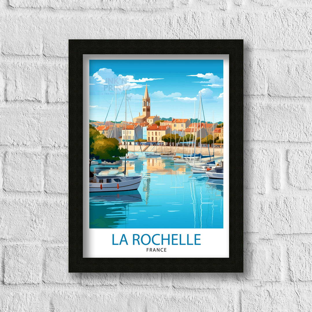 La Rochelle Travel Poster La Rochelle