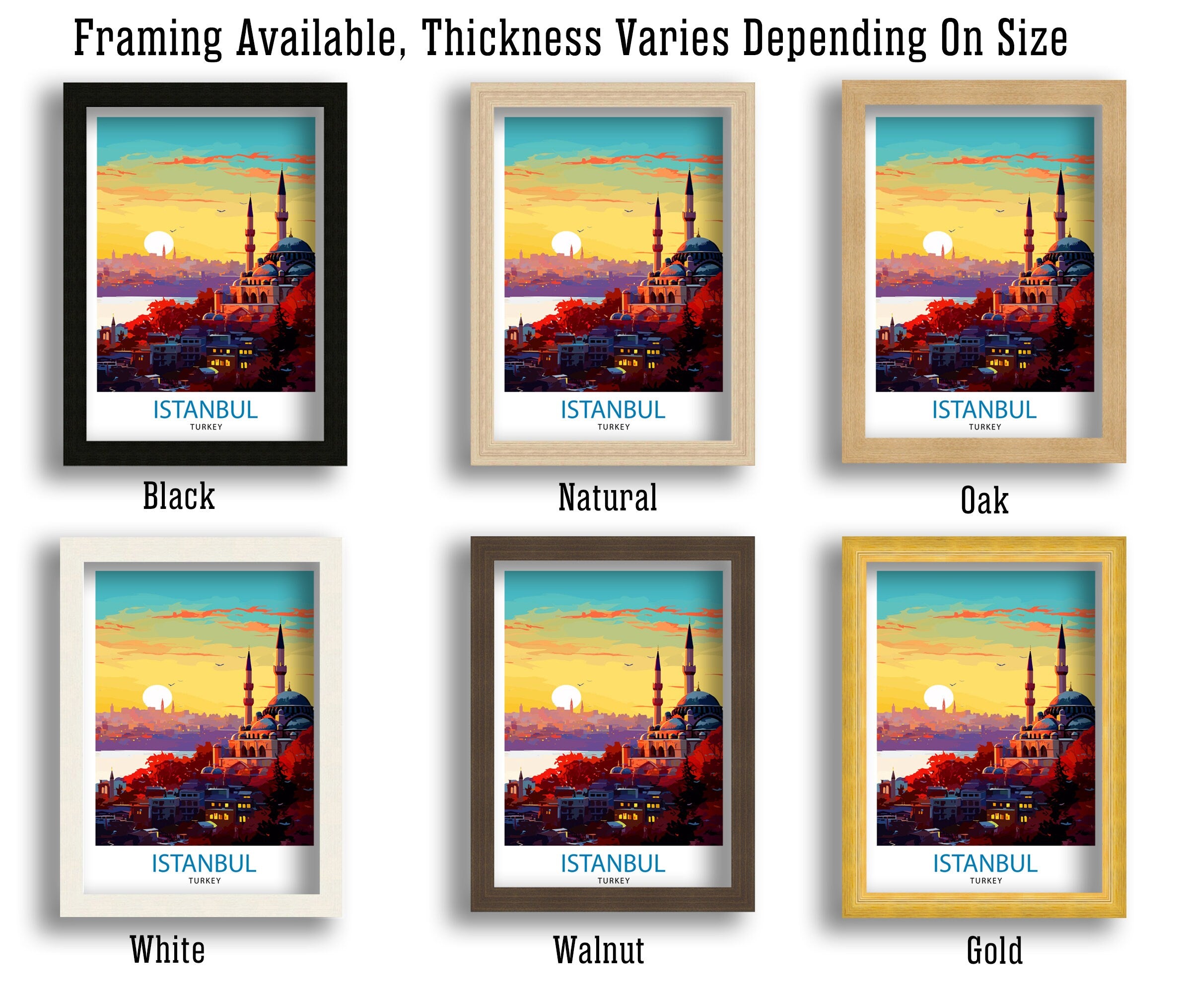 Istanbul Turkey Travel Print Istanbul Wall Art Turkey Illustration Istanbul Travel Poster Turkey Home Decor Gift for Travelers