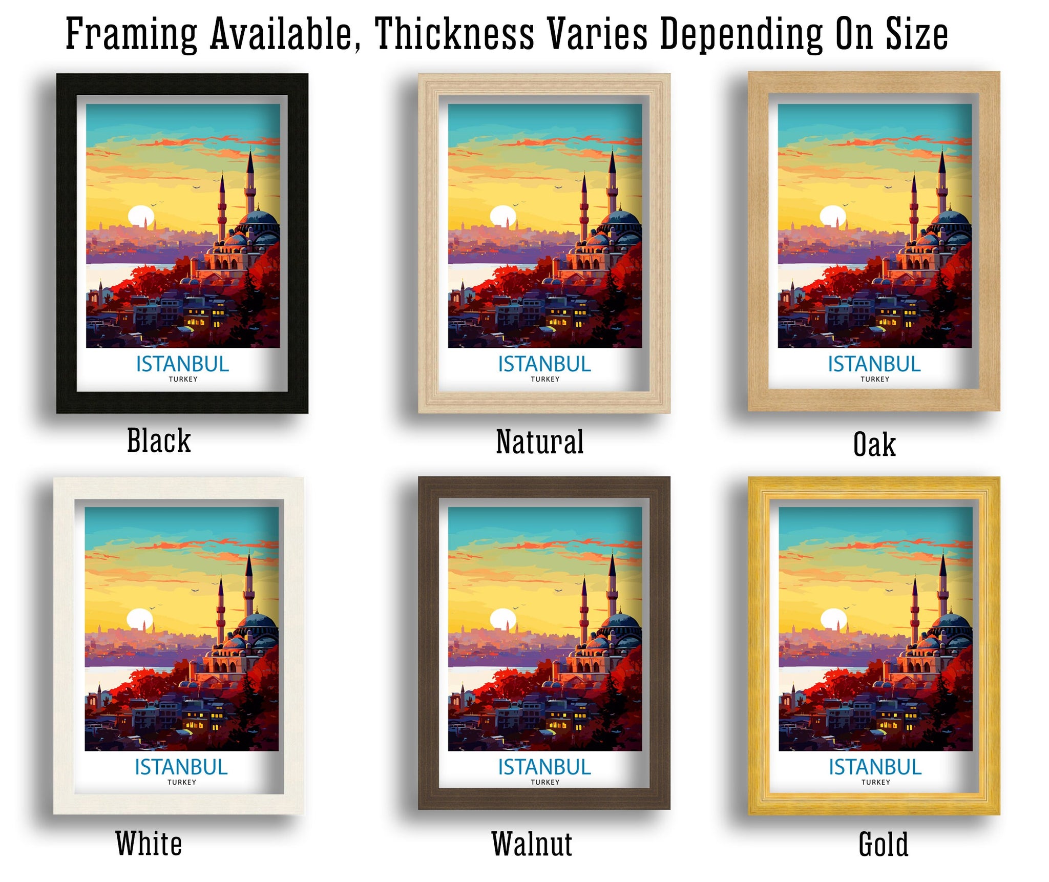 Istanbul Turkey Travel Print Istanbul Wall Art Turkey Illustration Istanbul Travel Poster Turkey Home Decor Gift for Travelers
