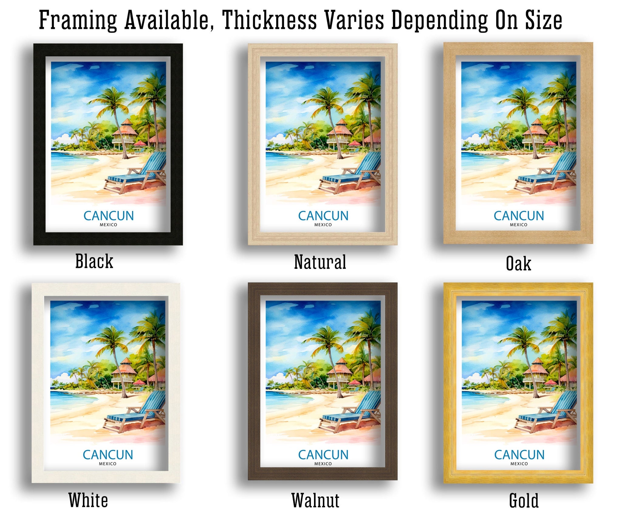 Cancun Mexico Travel Print Cancun Wall Decor Cancun Home Living Decor Cancun Illustration Travel Poster Gift for Cancun Mexico Home Decor
