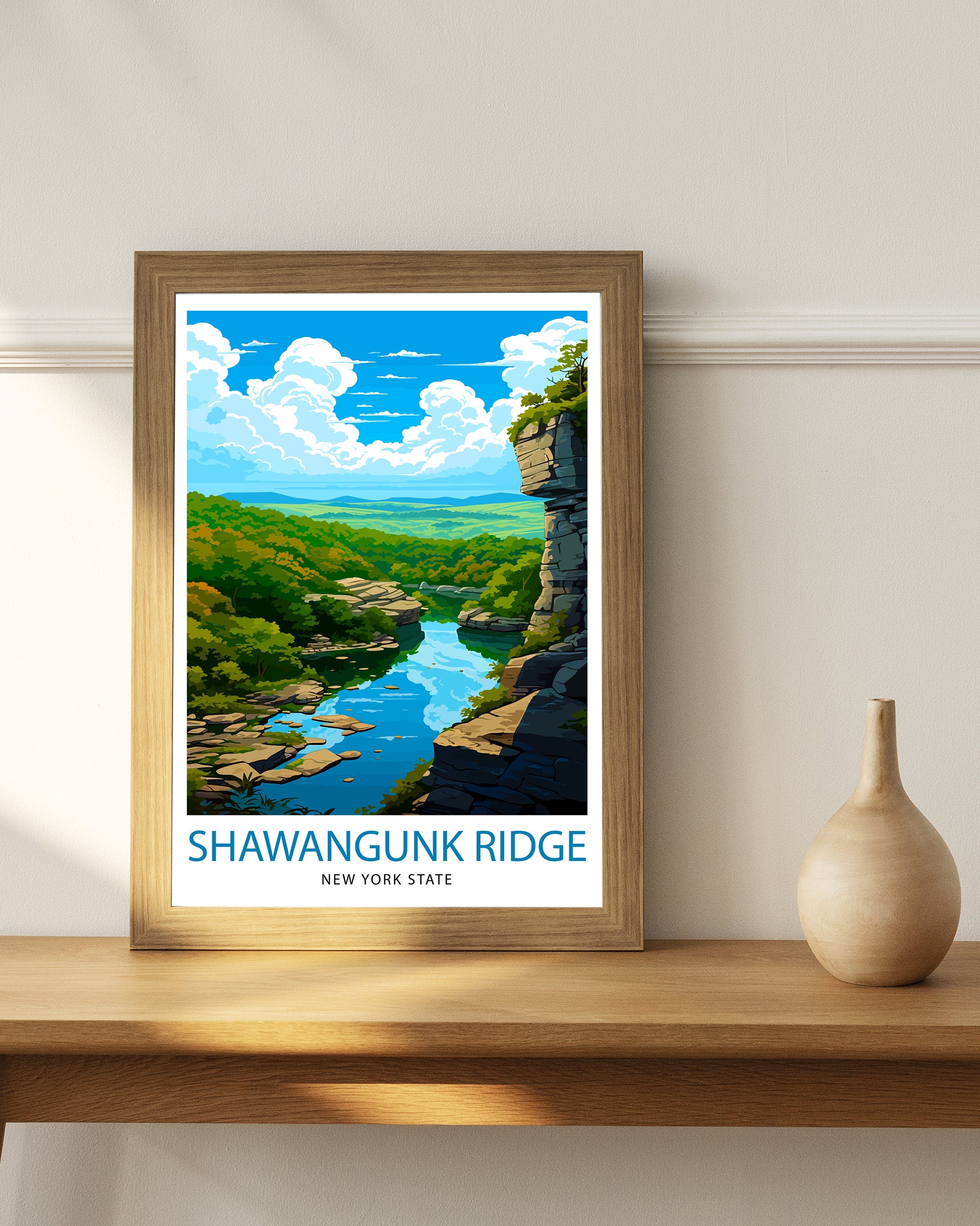 Shawangunk Ridge Travel Print Shawangunk Wall Decor Shawangunk Poster New York Landscape Prints Shawangunk Art Print Shawangunk