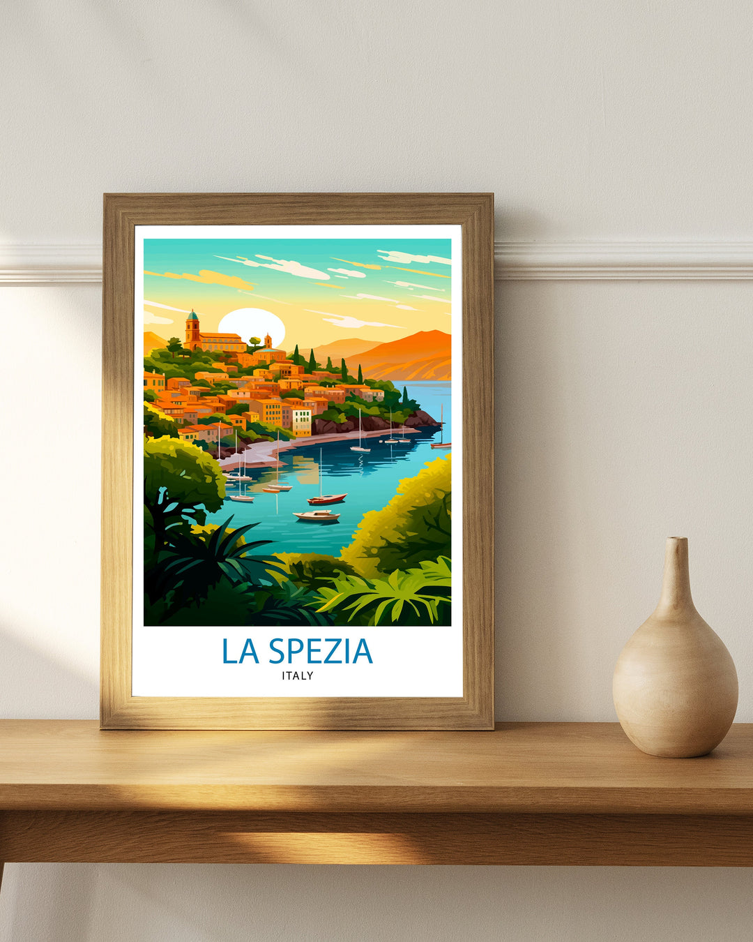 La Spezia Italy Travel Poster La Spezia