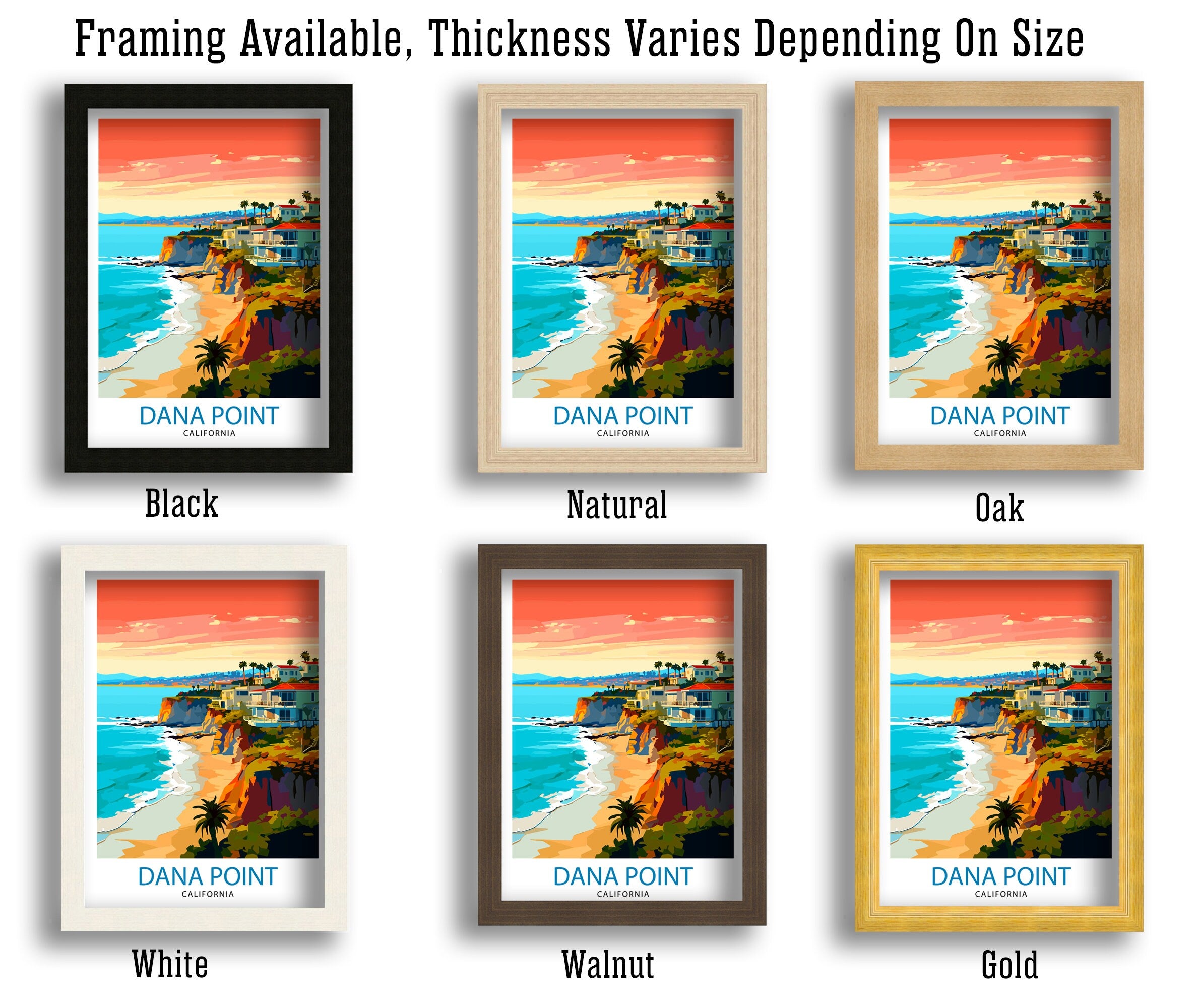 Dana Point California Travel Print Dana Point Wall Decor Dana Point Poster California Travel Prints Dana Point Art Print Dana Point