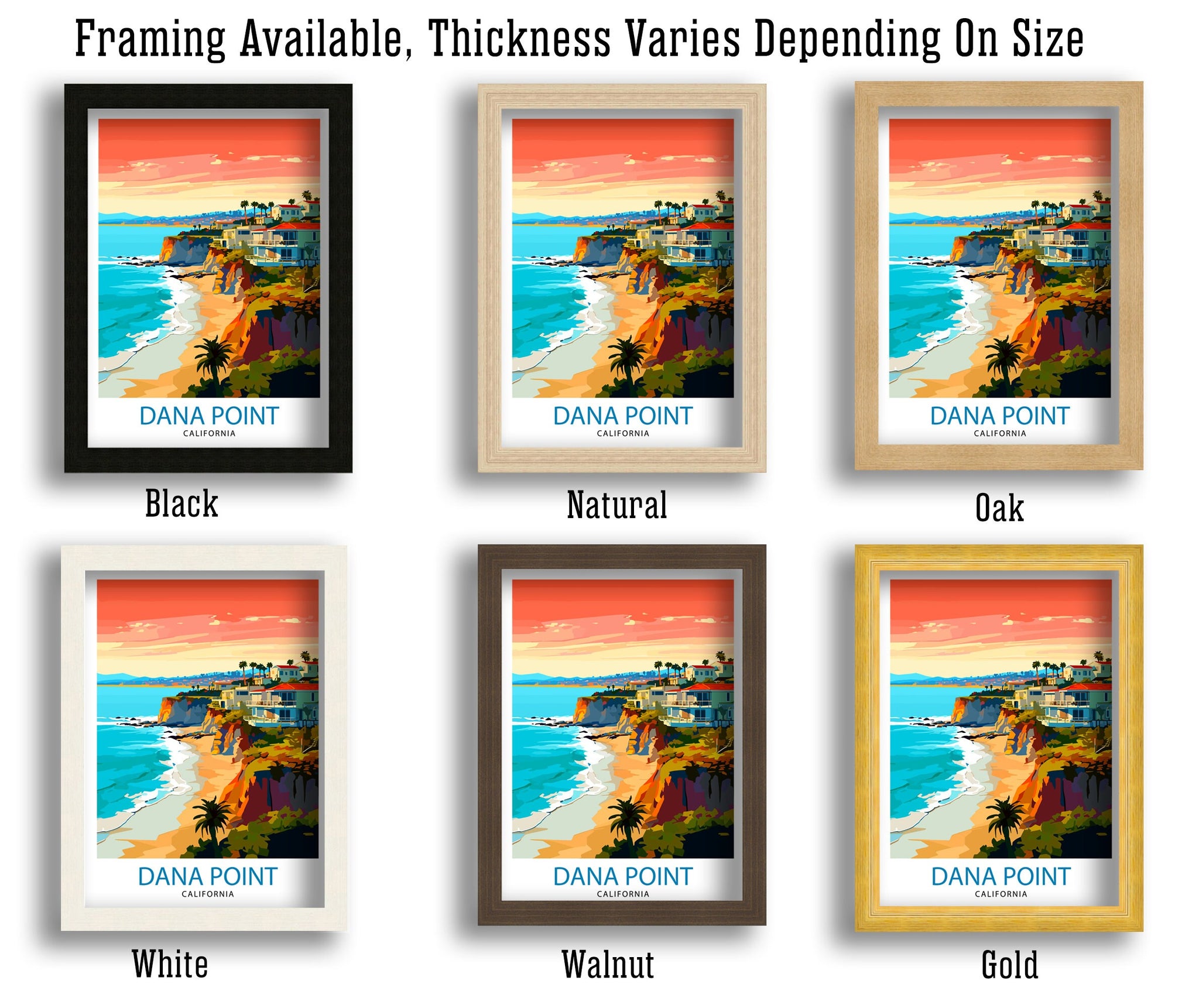Dana Point California Travel Print Dana Point Wall Decor Dana Point Poster California Travel Prints Dana Point Art Print Dana Point