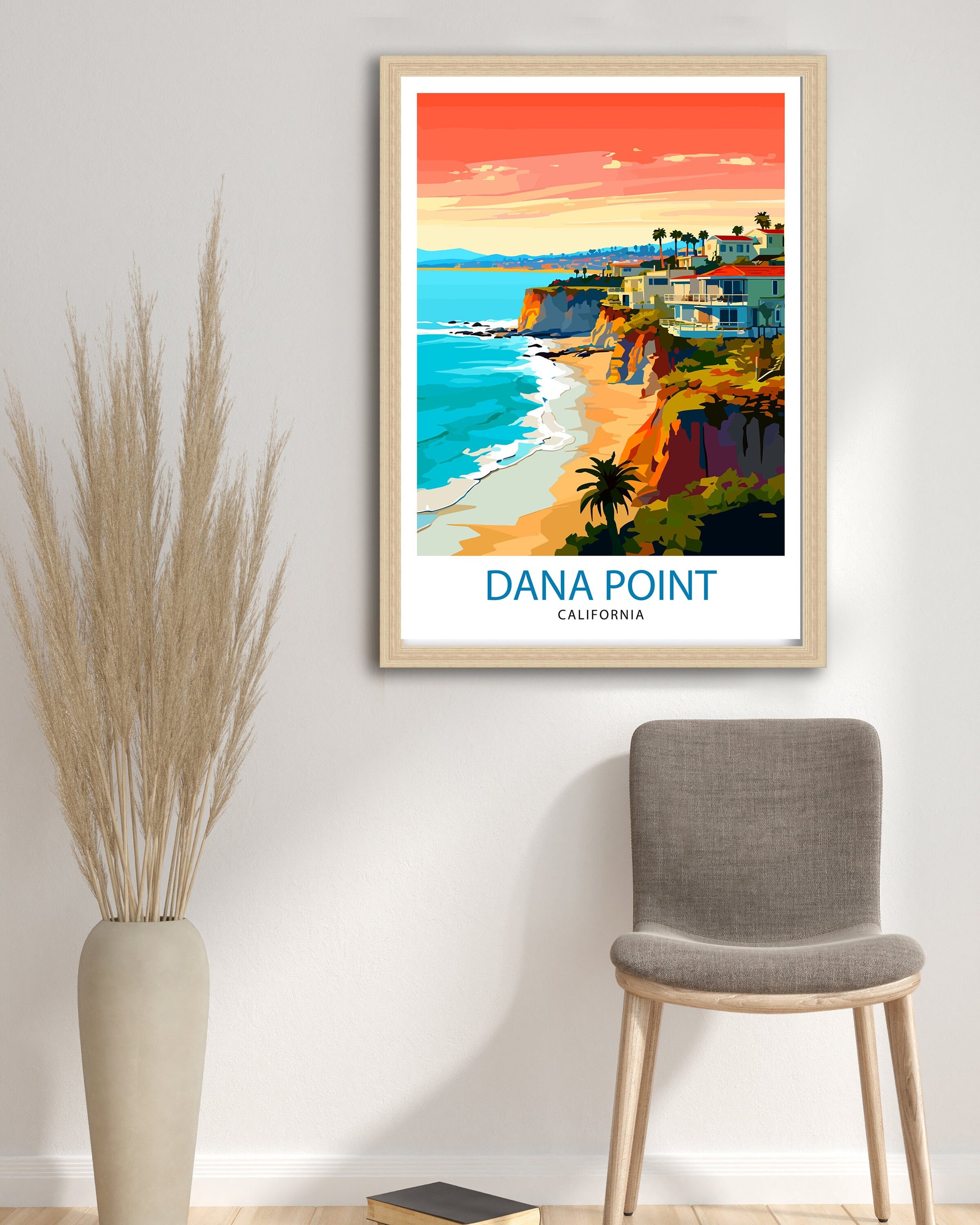 Dana Point California Travel Print Dana Point Wall Decor Dana Point Poster California Travel Prints Dana Point Art Print Dana Point