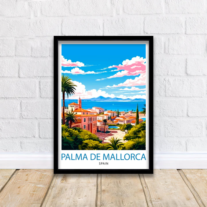 Palma de Mallorca Travel Poster Palma