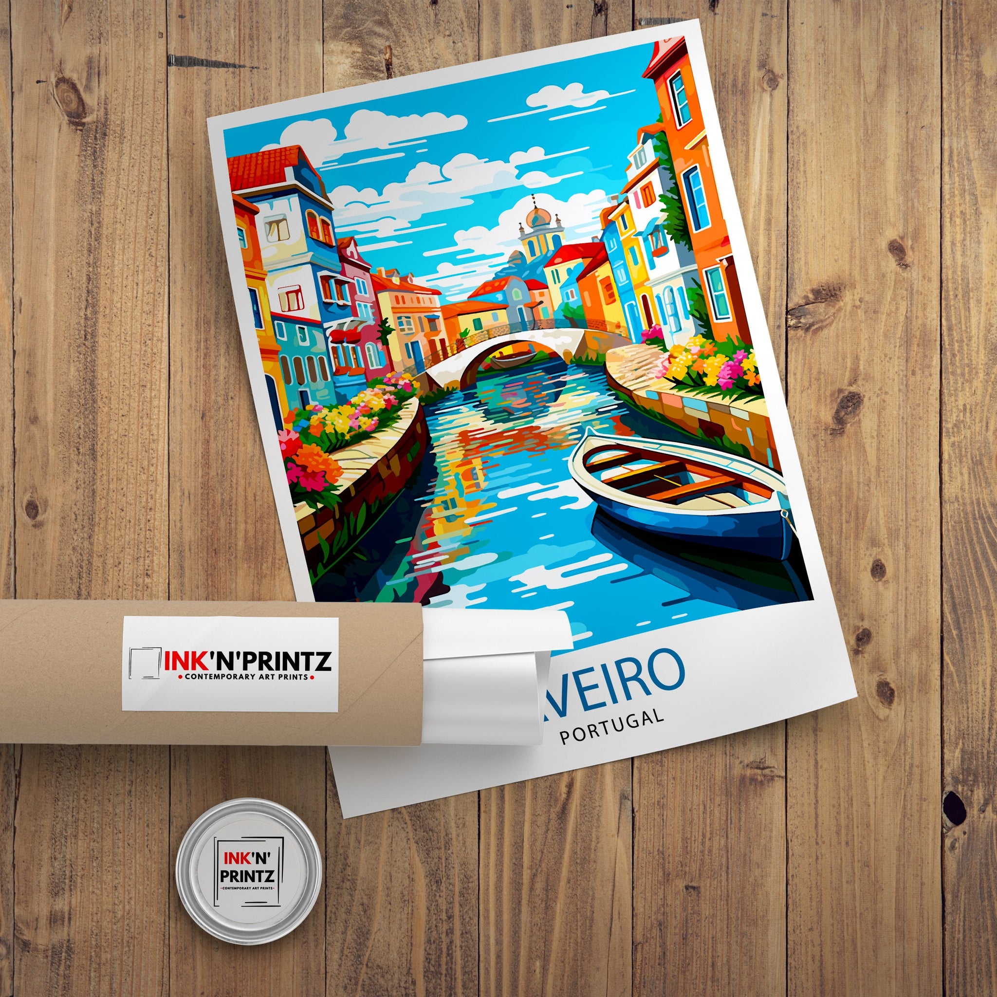 Aveiro Portugal Travel Print Aveiro Wall Decor Aveiro Poster Portugal Travel Prints Aveiro Art Print Aveiro Illustration Aveiro Wall Art