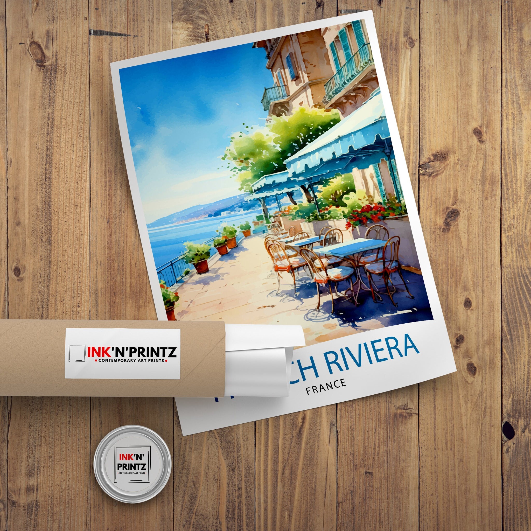French Riviera Travel Print French Riviera Wall Decor French Riviera Poster France Travel Prints French Riviera Art Print French Riviera