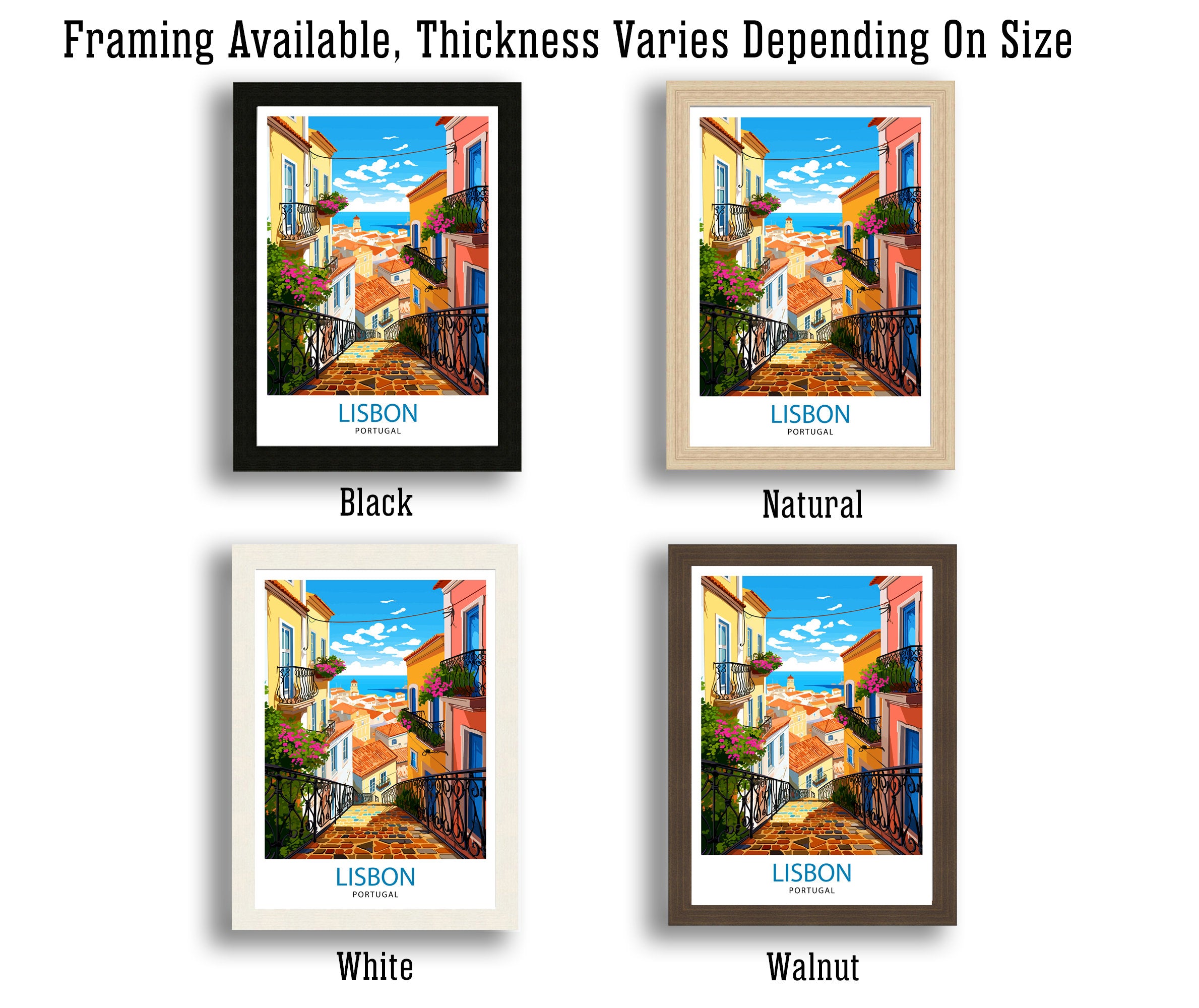 Lisbon Portugal Travel Print Lisbon Wall Decor Lisbon Poster Portugal Travel Prints Lisbon Art Print Lisbon Illustration Lisbon Wall Art