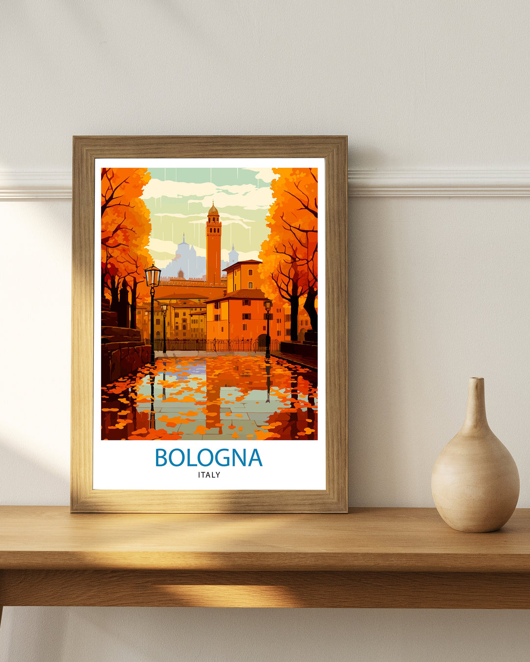 Bologna Italy Travel Poster Bologna