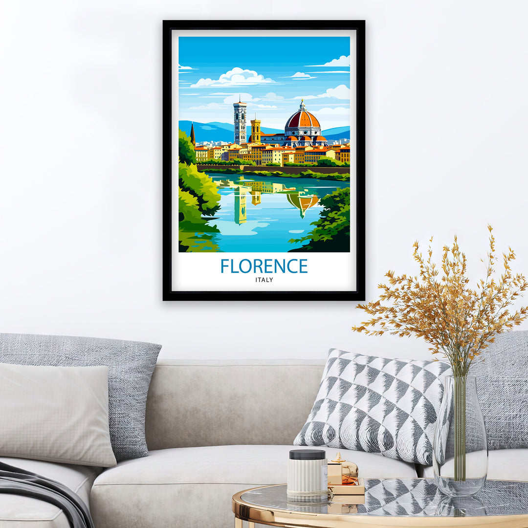 Florence Italy Travel Poster Florence