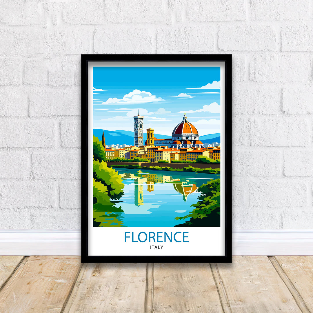 Florence Italy Travel Poster Florence