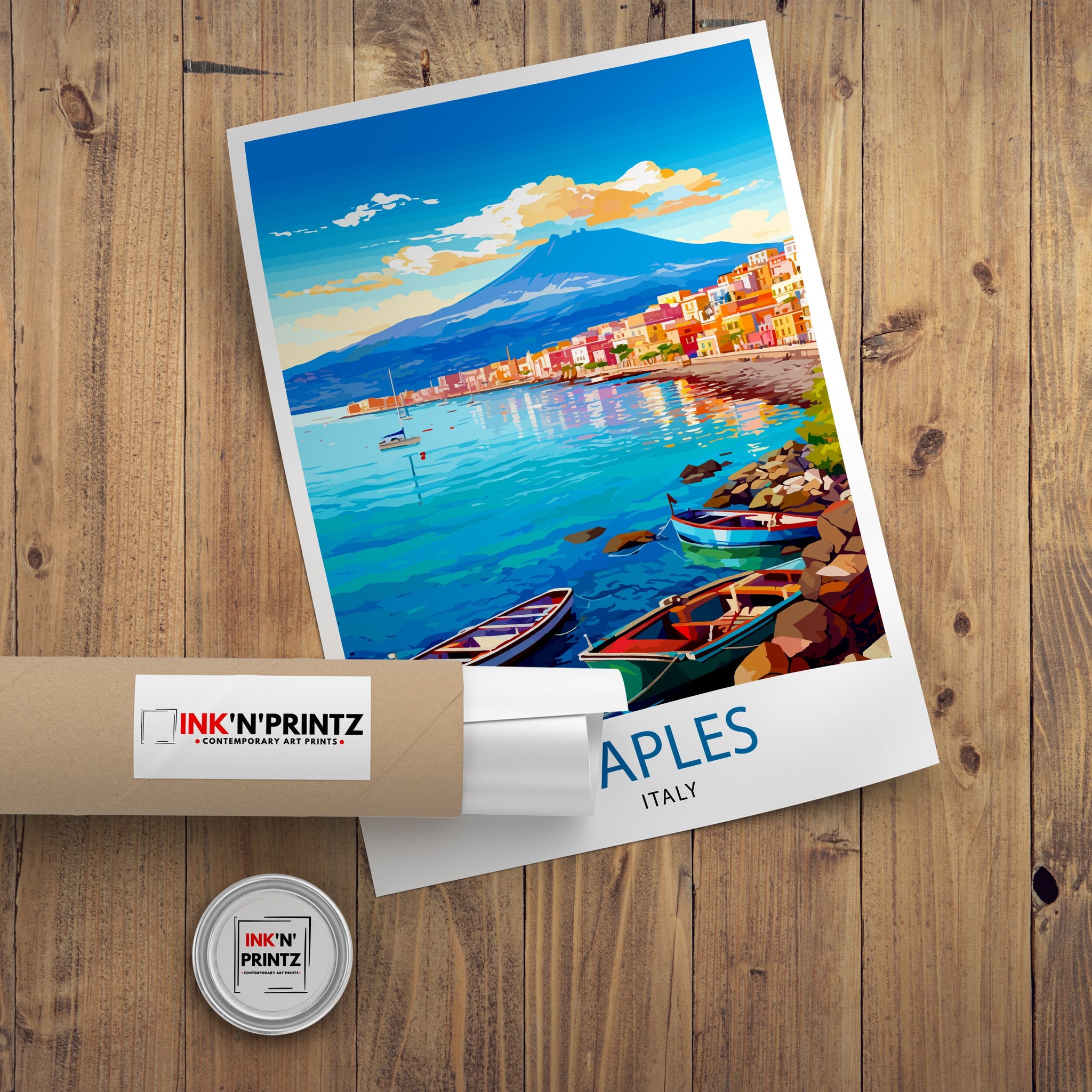 Naples Italy Print Naples Wall Decor Naples Poster Naples Art Print Naples Wall Art Gift for Naples Travel Naples Home Decor