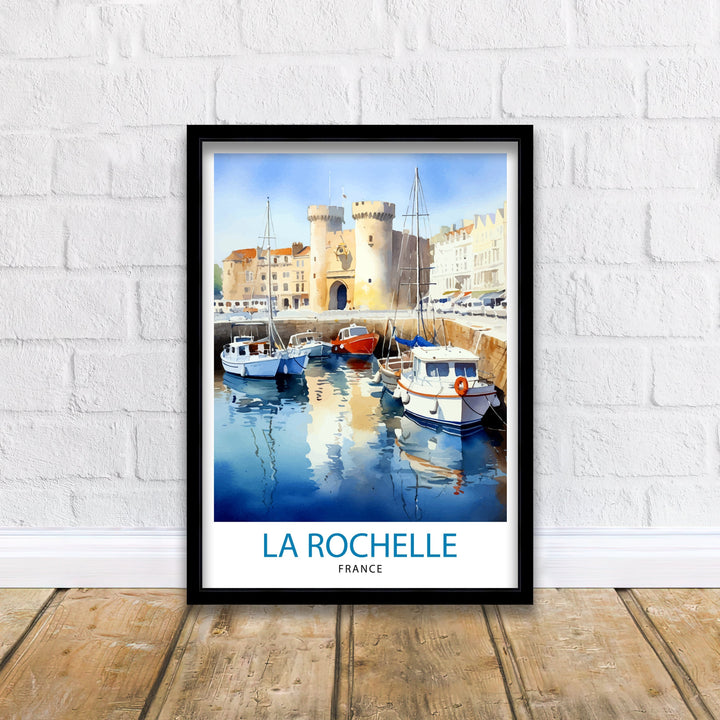 La Rochelle Travel Poster La Rochelle