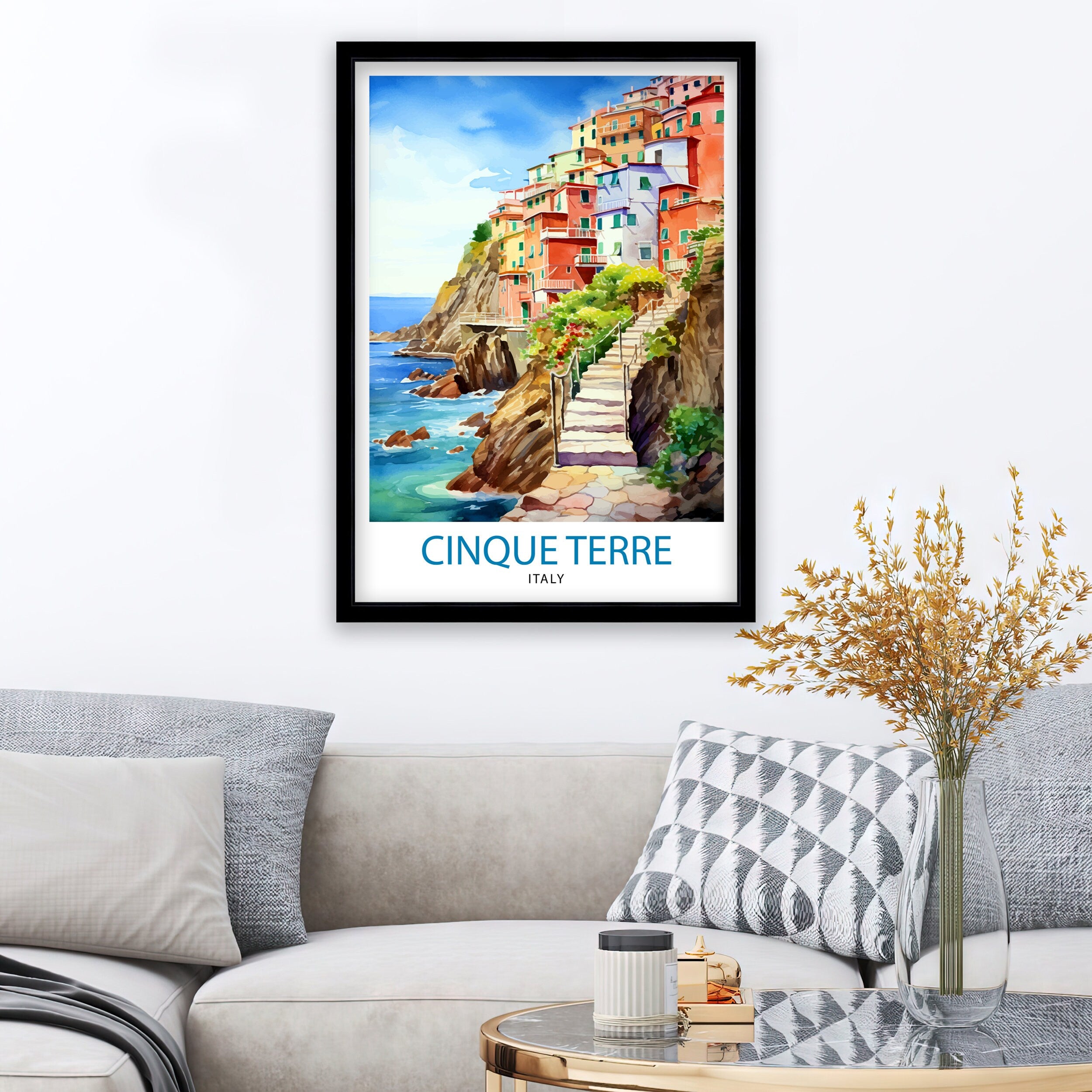 Cinque Terre Italy Travel Print Cinque Terre Wall Decor Cinque Terre Poster Italy Travel Prints Cinque Terre Art Print Cinque Terre