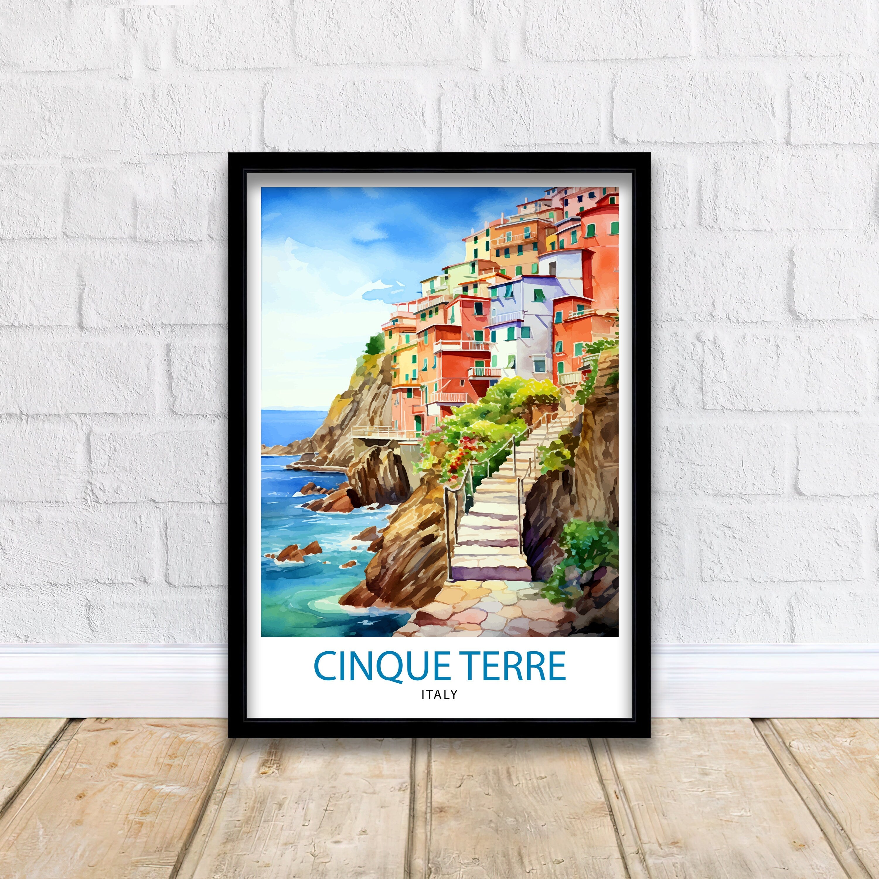 Cinque Terre Italy Travel Print Cinque Terre Wall Decor Cinque Terre Poster Italy Travel Prints Cinque Terre Art Print Cinque Terre