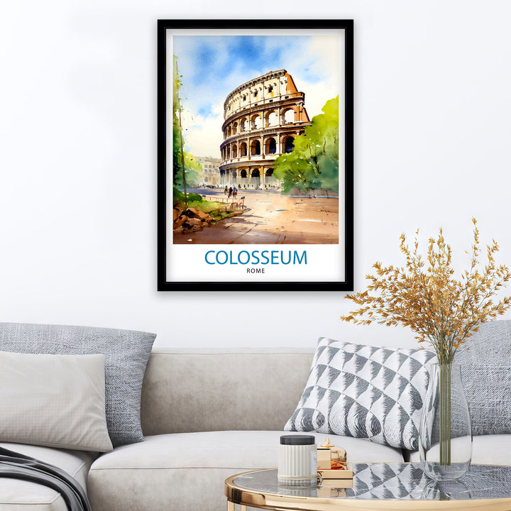 Rome Italy Travel Poster Rome