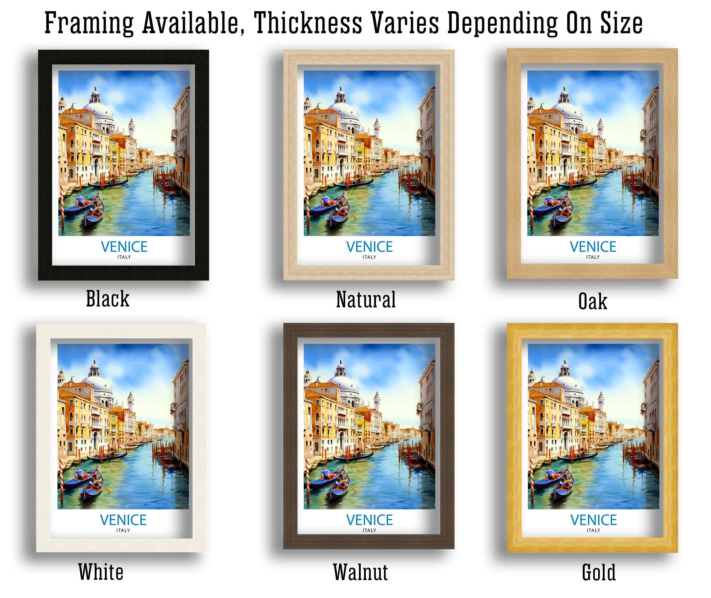 Venice Travel Print Venice Wall Decor Venice Home Living Decor Venice Italy City Print Capital City Venice Canal Poster Venice Illustration