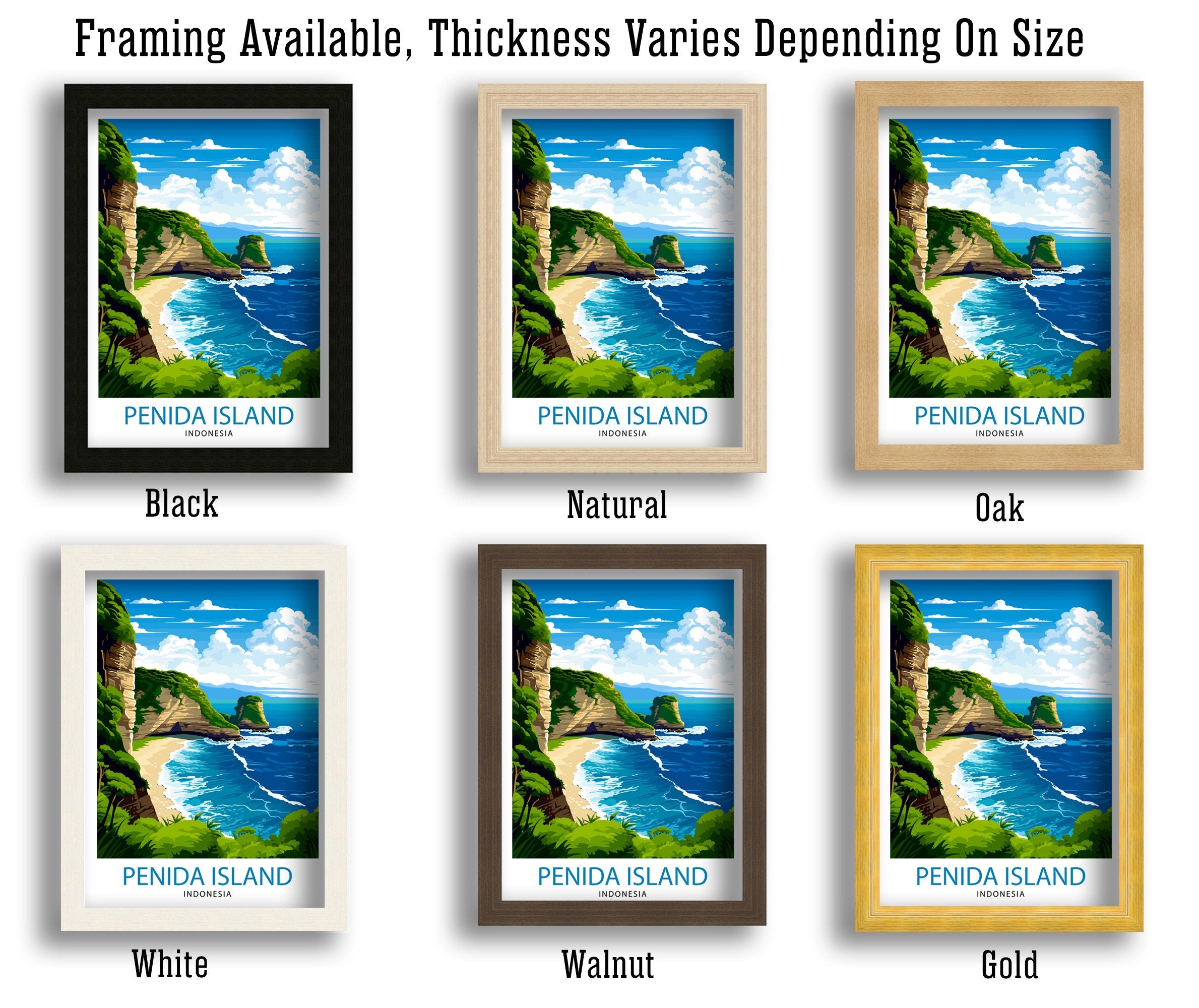 Penida Island Print Penida Wall Decor Penida Poster Penida Art Print Penida Wall Art Gift for Penida Travel Penida Home Decor