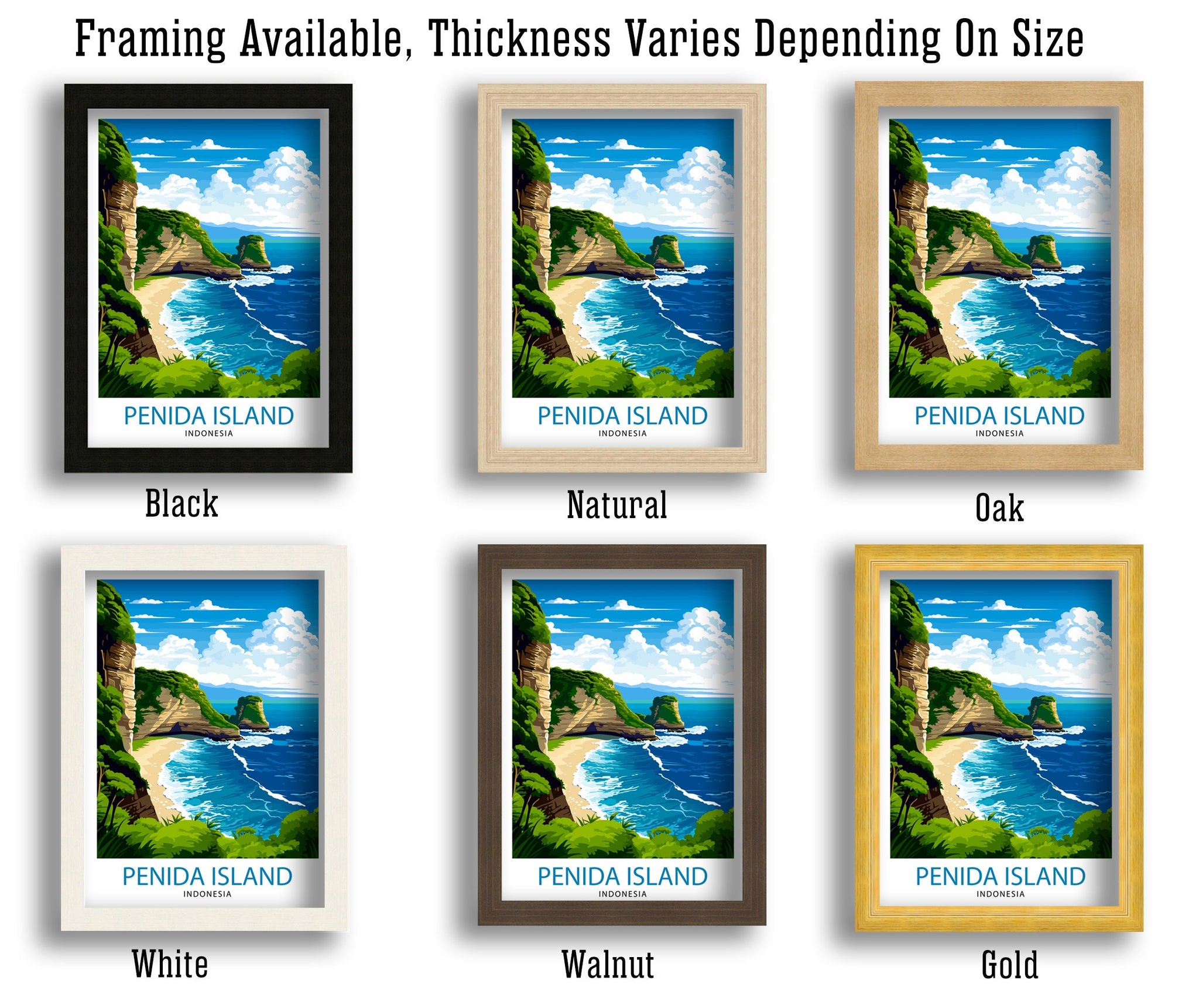 Penida Island Print Penida Wall Decor Penida Poster Penida Art Print Penida Wall Art Gift for Penida Travel Penida Home Decor