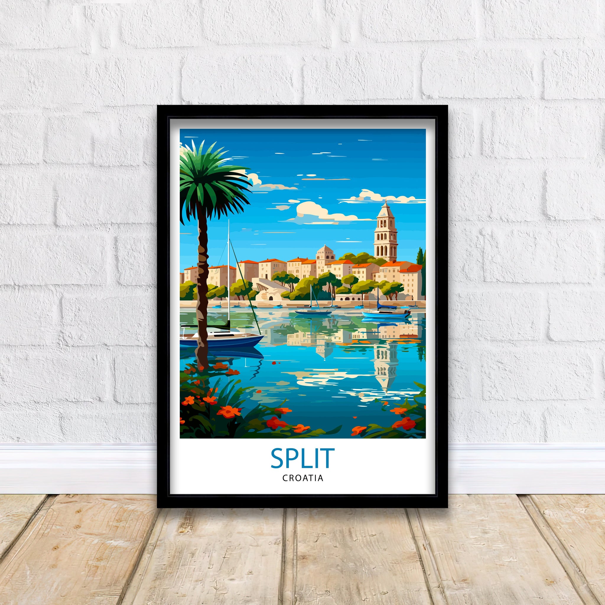 Split Croatia Print Split Wall Decor Split Poster Split Art Print Split Wall Art Gift for Split Travel Split Home Decor