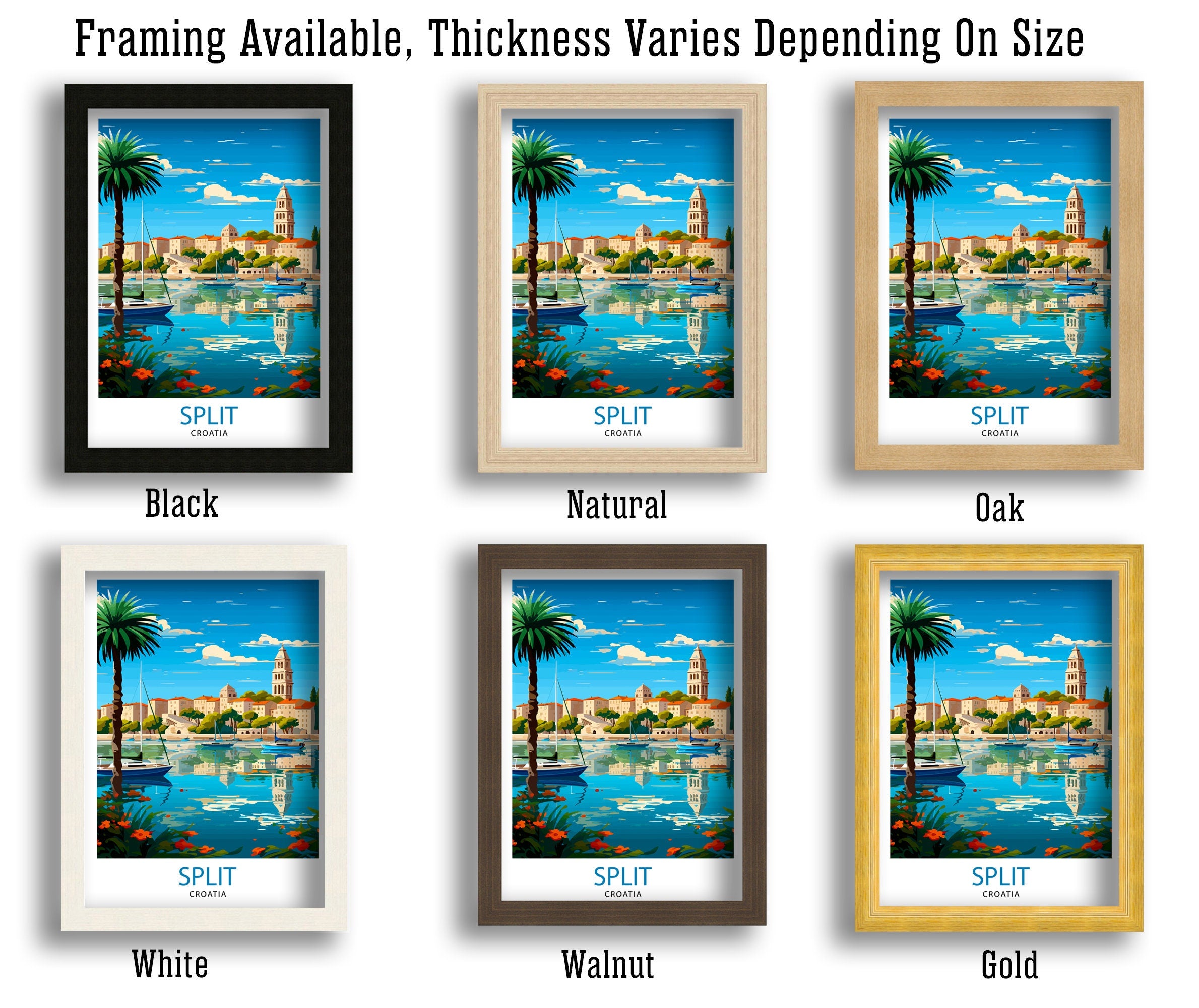 Split Croatia Print Split Wall Decor Split Poster Split Art Print Split Wall Art Gift for Split Travel Split Home Decor