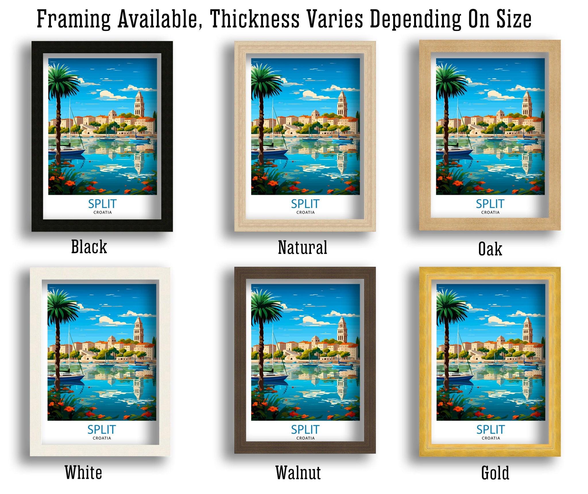 Split Croatia Print Split Wall Decor Split Poster Split Art Print Split Wall Art Gift for Split Travel Split Home Decor