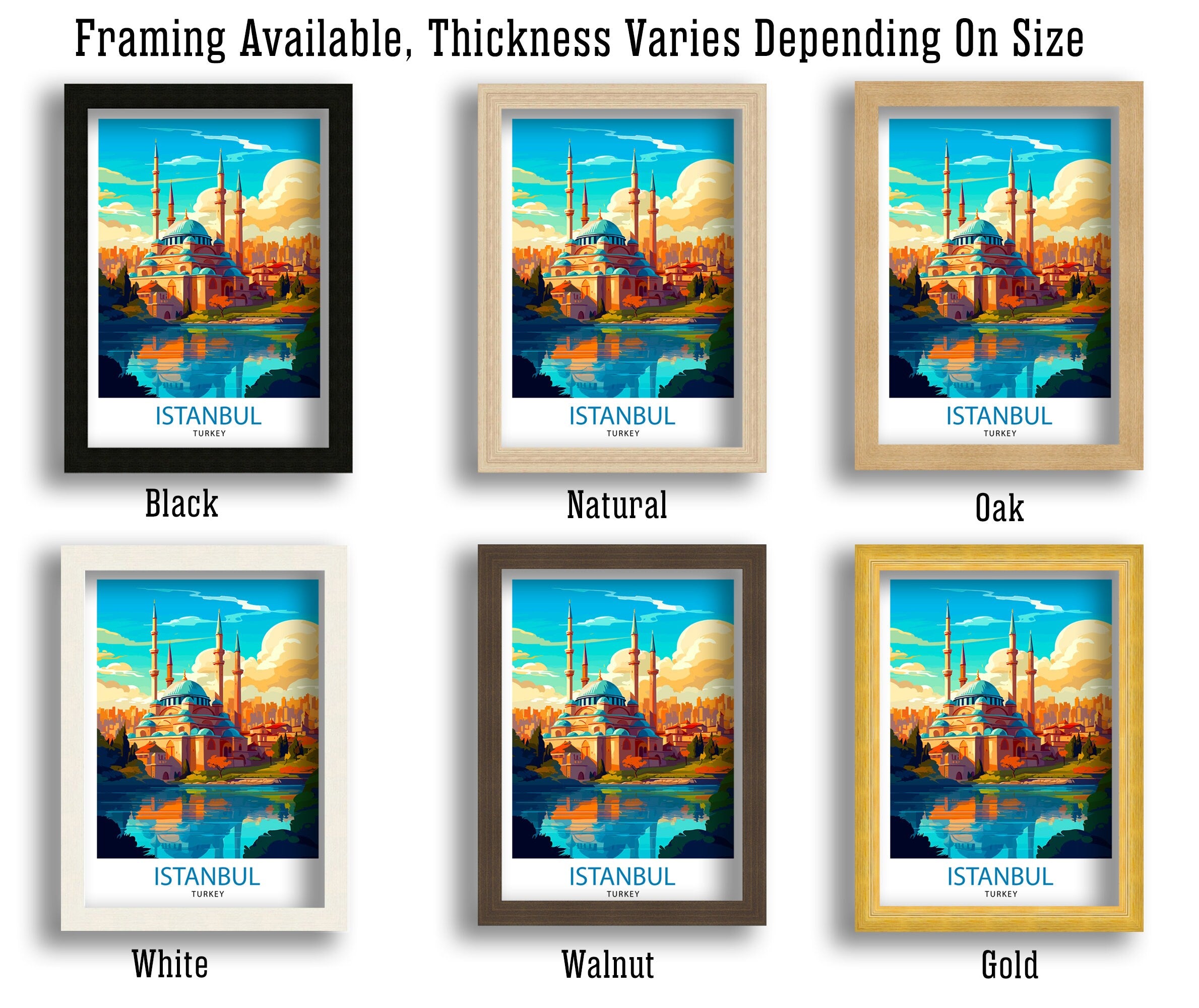 Istanbul Turkey Travel Print Istanbul Wall Art Turkey Illustration Istanbul Travel Poster Turkey Home Decor Gift for Travelers