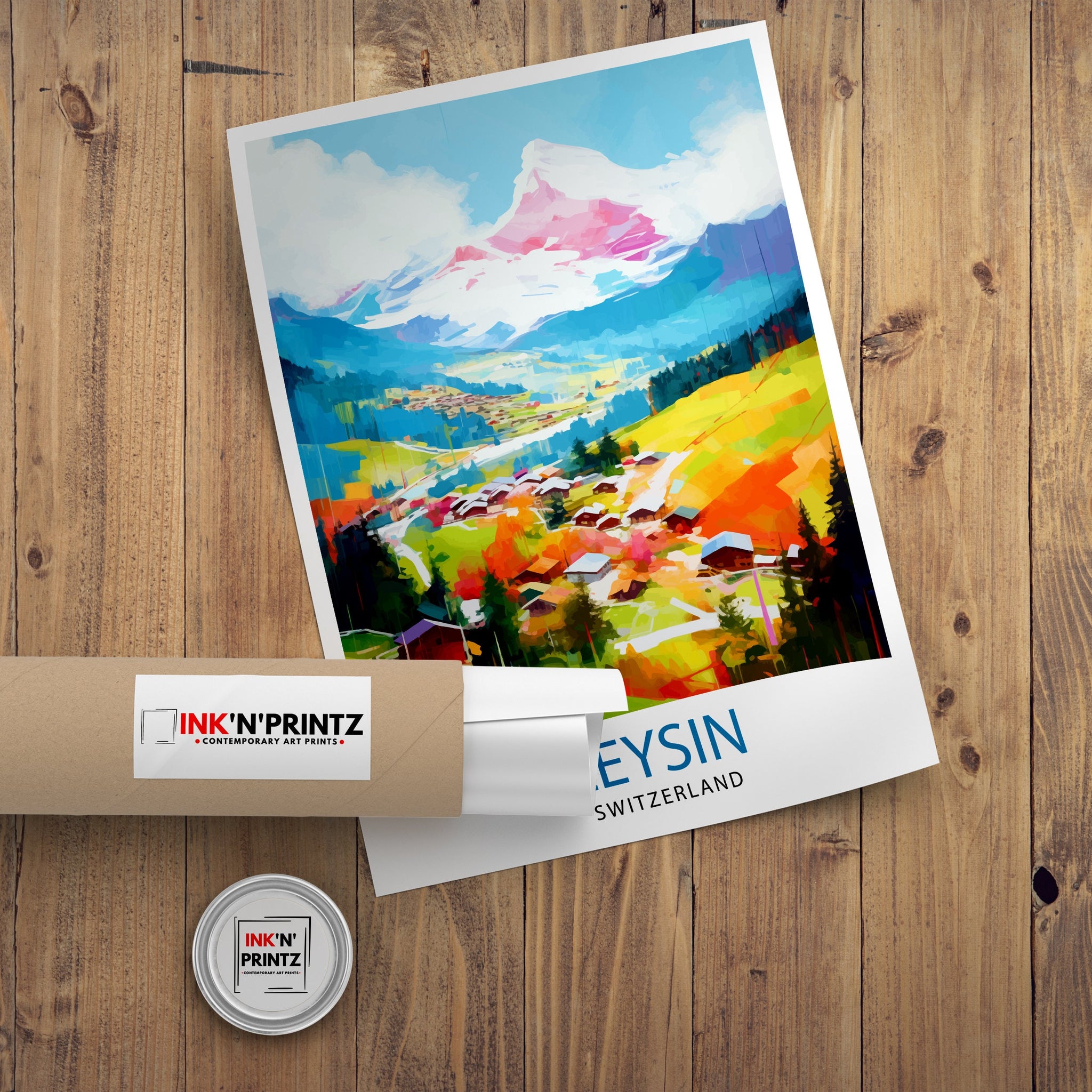 Leysin Switzerland Print Leysin Wall Decor Leysin Poster Leysin Art Print Leysin Wall Art Gift for Leysin Travel Leysin Home Decor