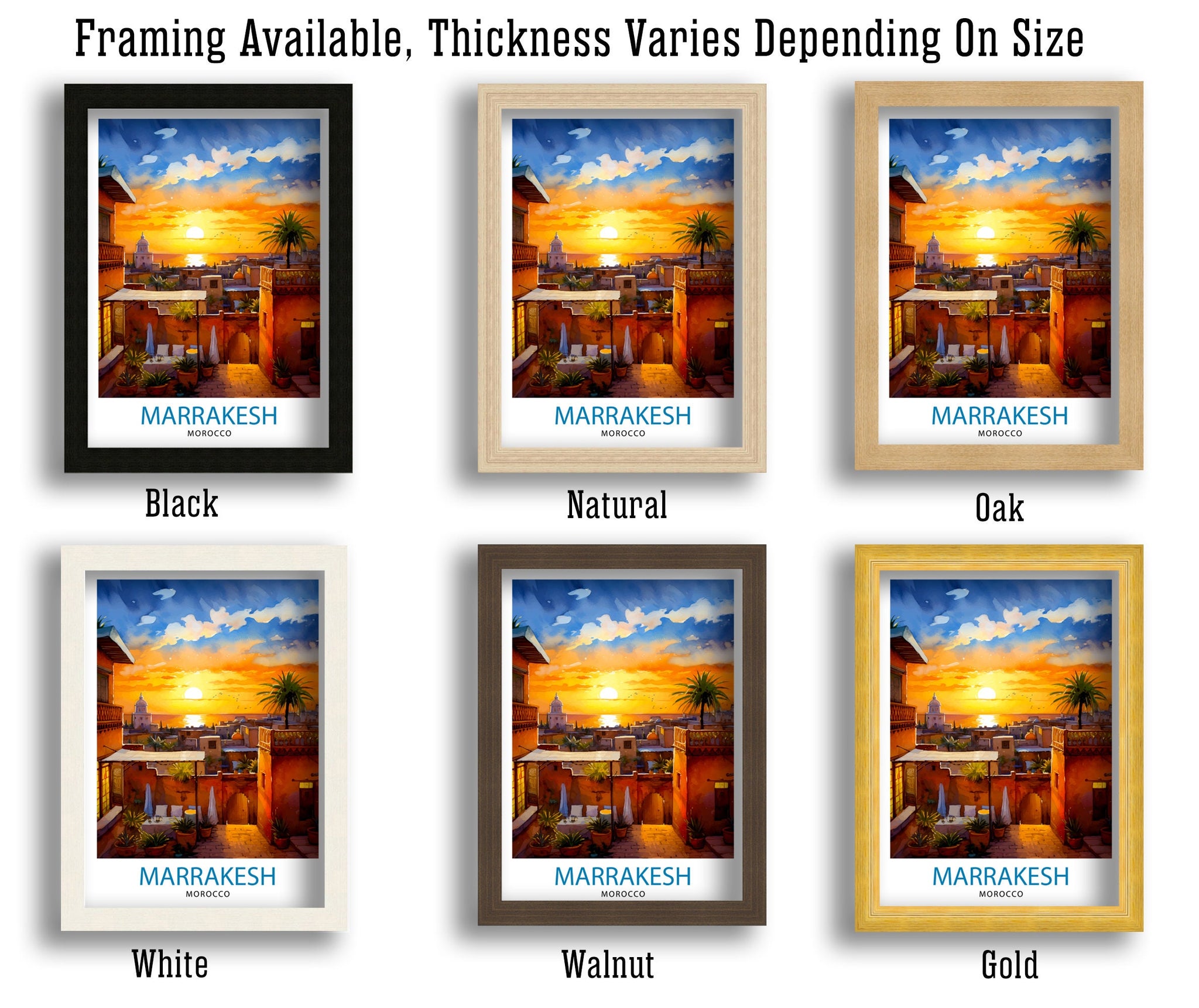 Marrakesh Travel Print | Marrakesh Poster | Morocco Print | Morocco | Marrakesh | Travel Poster | Marrakesh Wall Art | Morocco Poster