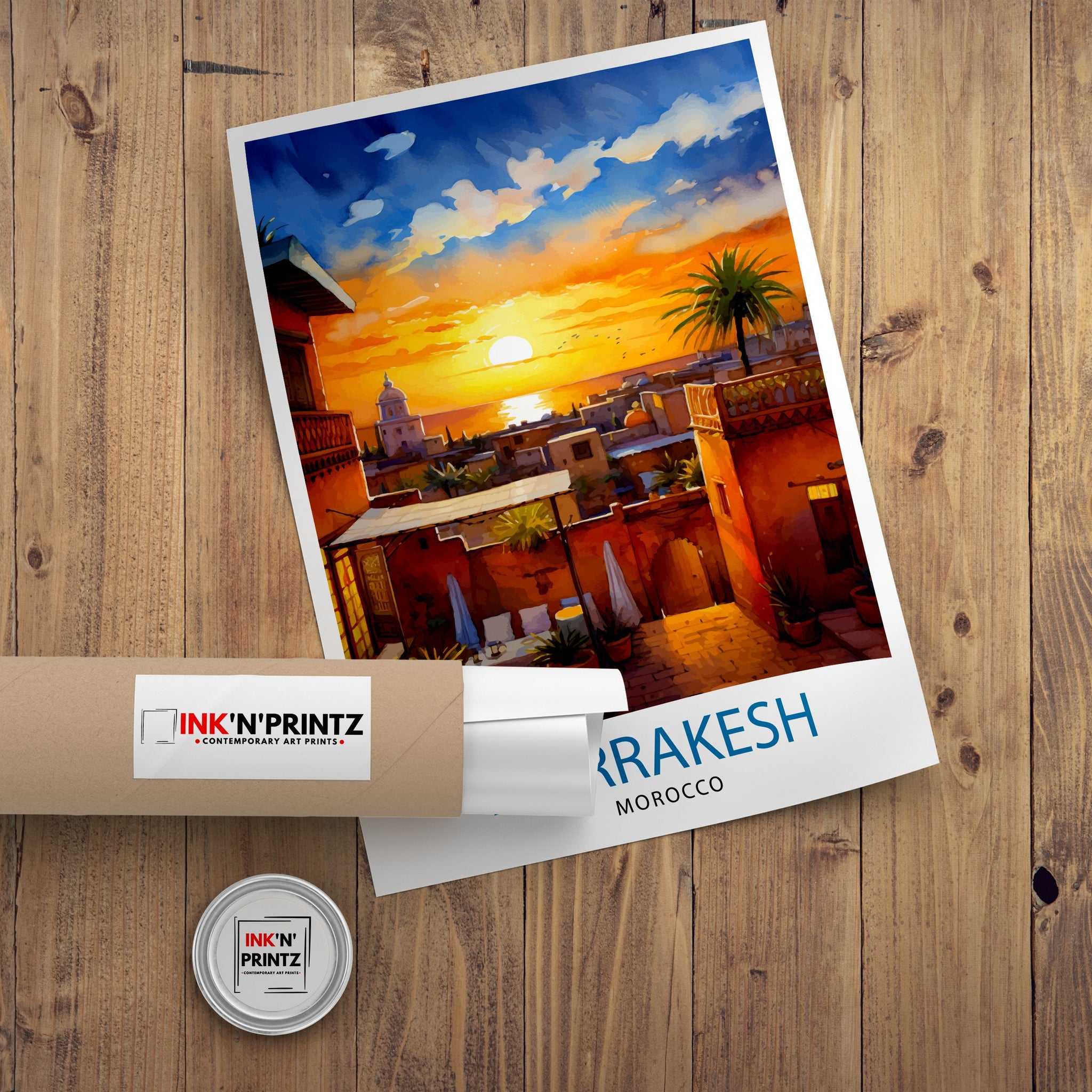 Marrakesh Travel Print | Marrakesh Poster | Morocco Print | Morocco | Marrakesh | Travel Poster | Marrakesh Wall Art | Morocco Poster