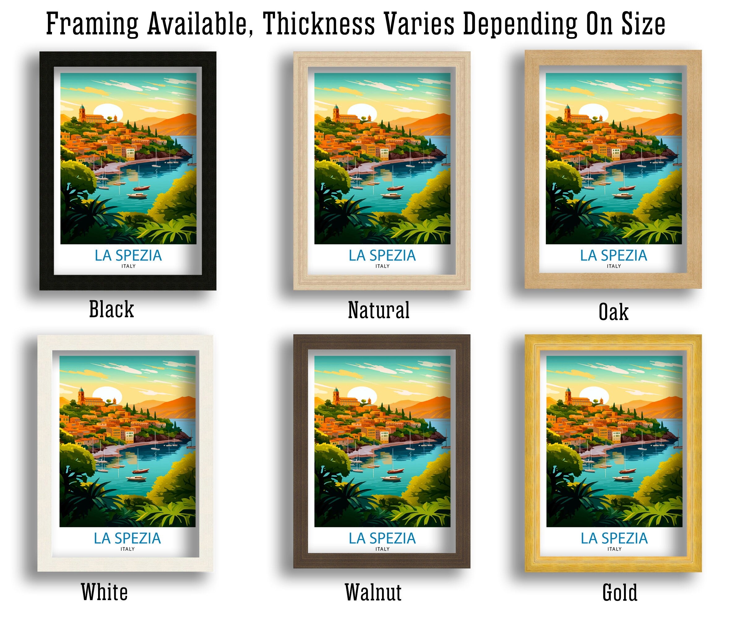 La Spezia Italy Travel Print La Spezia Wall Decor La Spezia Poster Italy Travel Prints La Spezia Art Print La Spezia Illustration