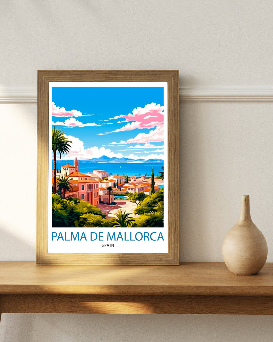 Palma de Mallorca Travel Poster Palma