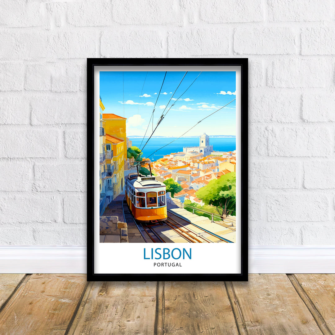 Lisbon Portugal Travel Poster Lisbon