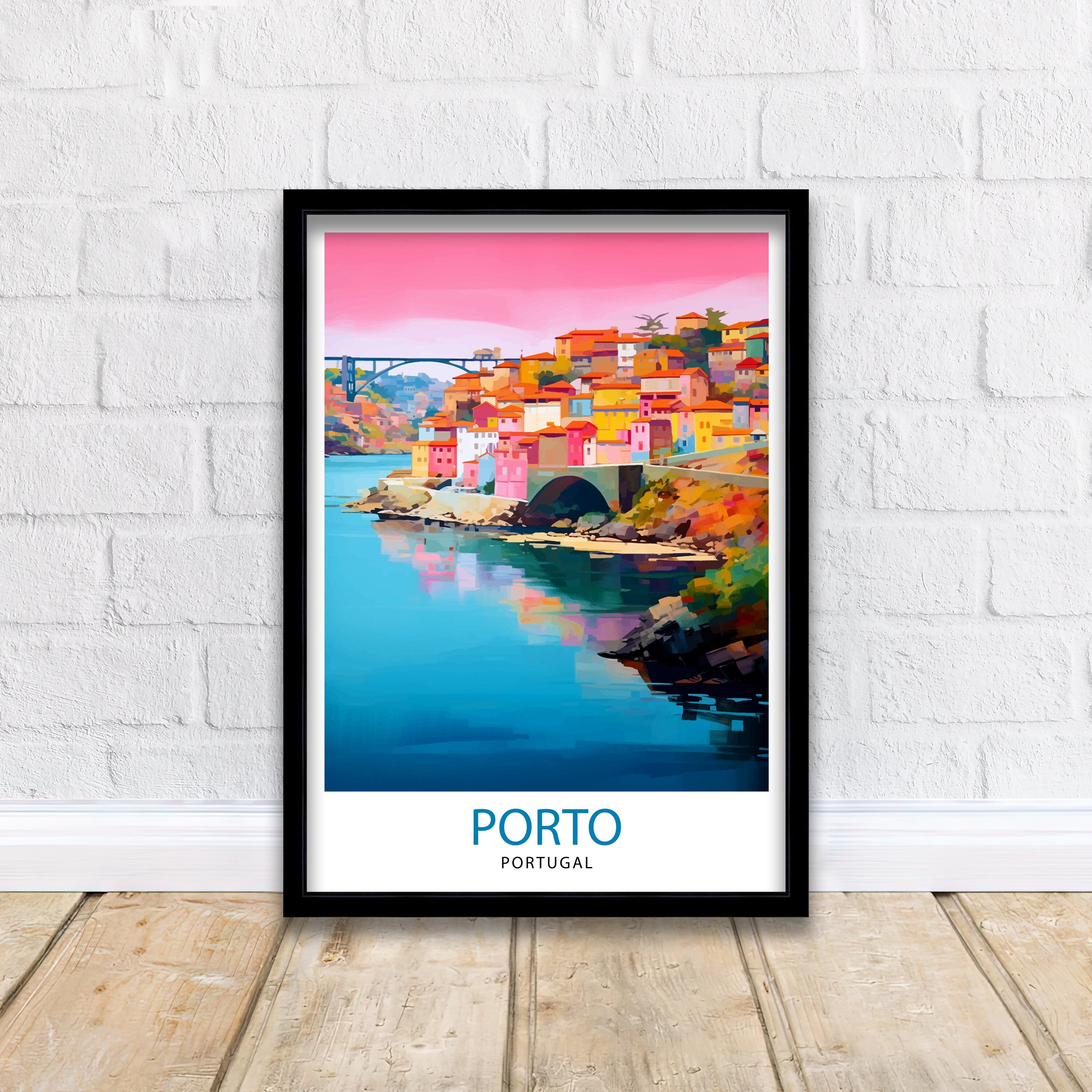Porto Portugal Print Porto Wall Decor Porto Poster Porto Art Print Porto Wall Art Gift for Porto Travel Porto Home Decor