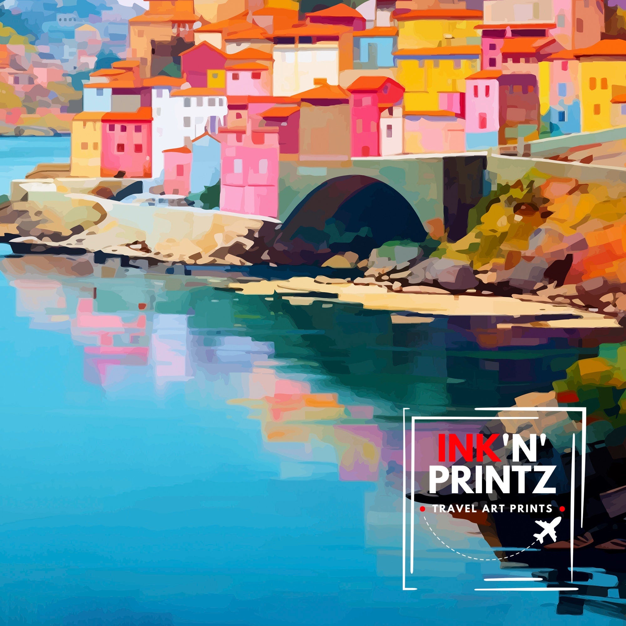 Porto Portugal Print Porto Wall Decor Porto Poster Porto Art Print Porto Wall Art Gift for Porto Travel Porto Home Decor