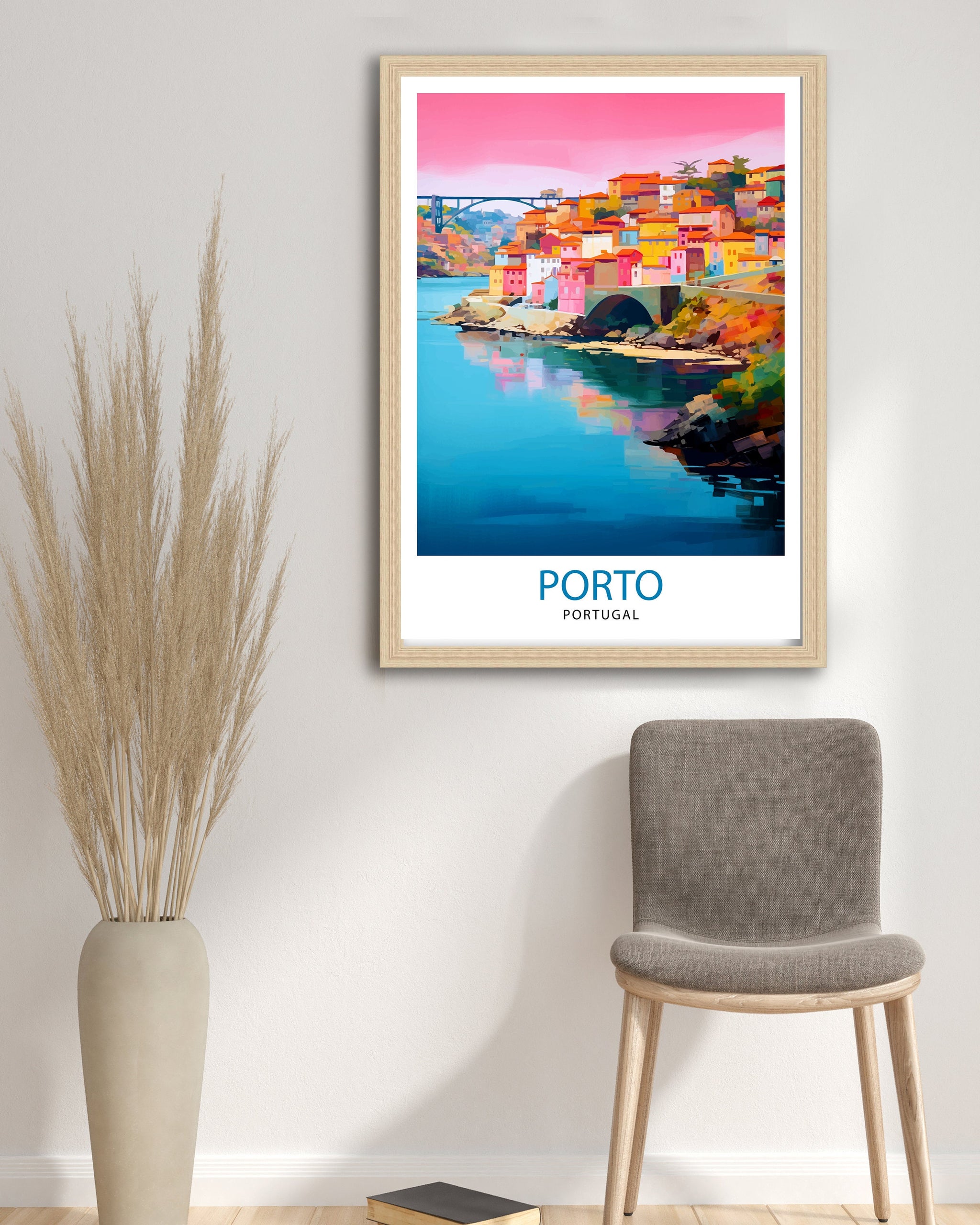 Porto Portugal Print Porto Wall Decor Porto Poster Porto Art Print Porto Wall Art Gift for Porto Travel Porto Home Decor