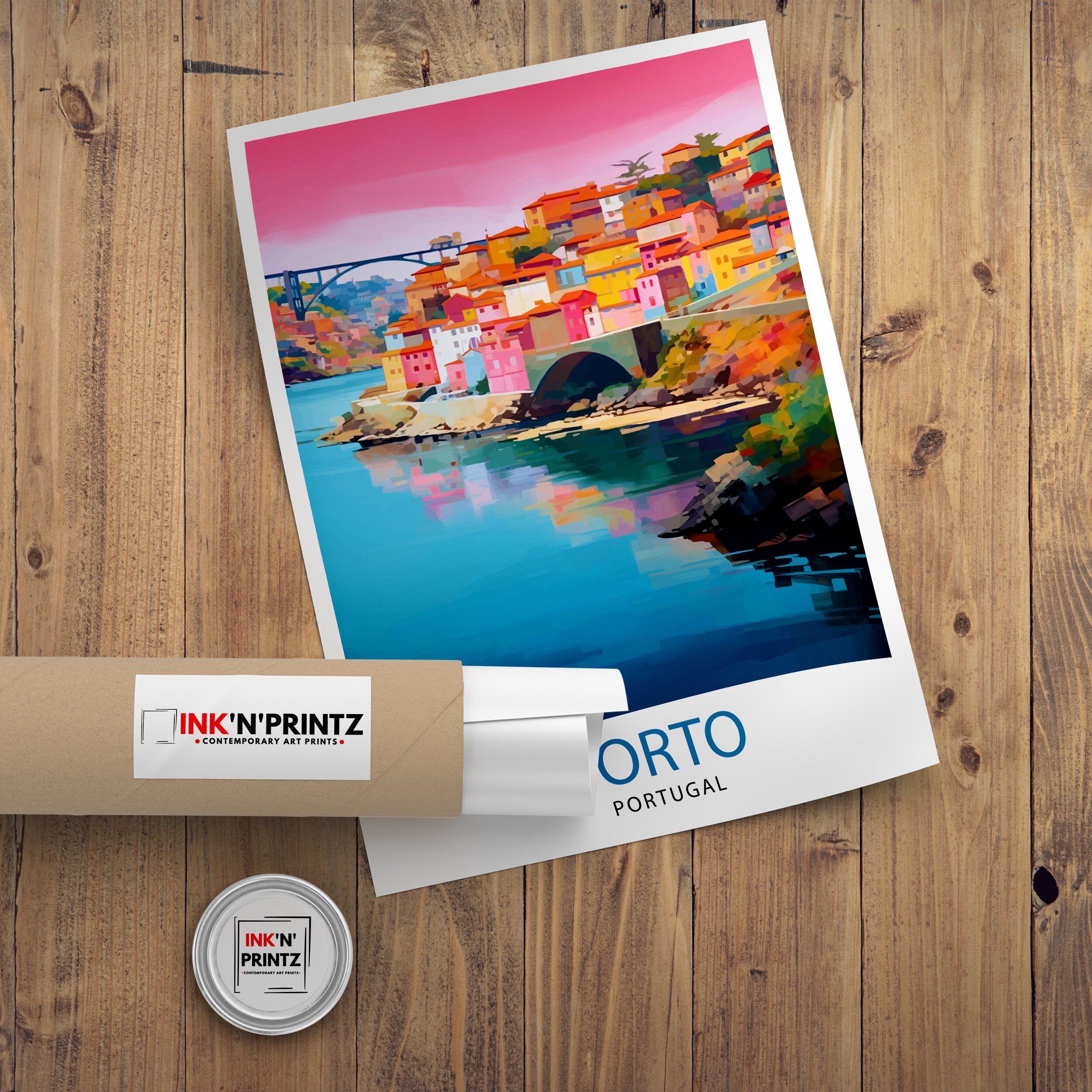 Porto Portugal Print Porto Wall Decor Porto Poster Porto Art Print Porto Wall Art Gift for Porto Travel Porto Home Decor