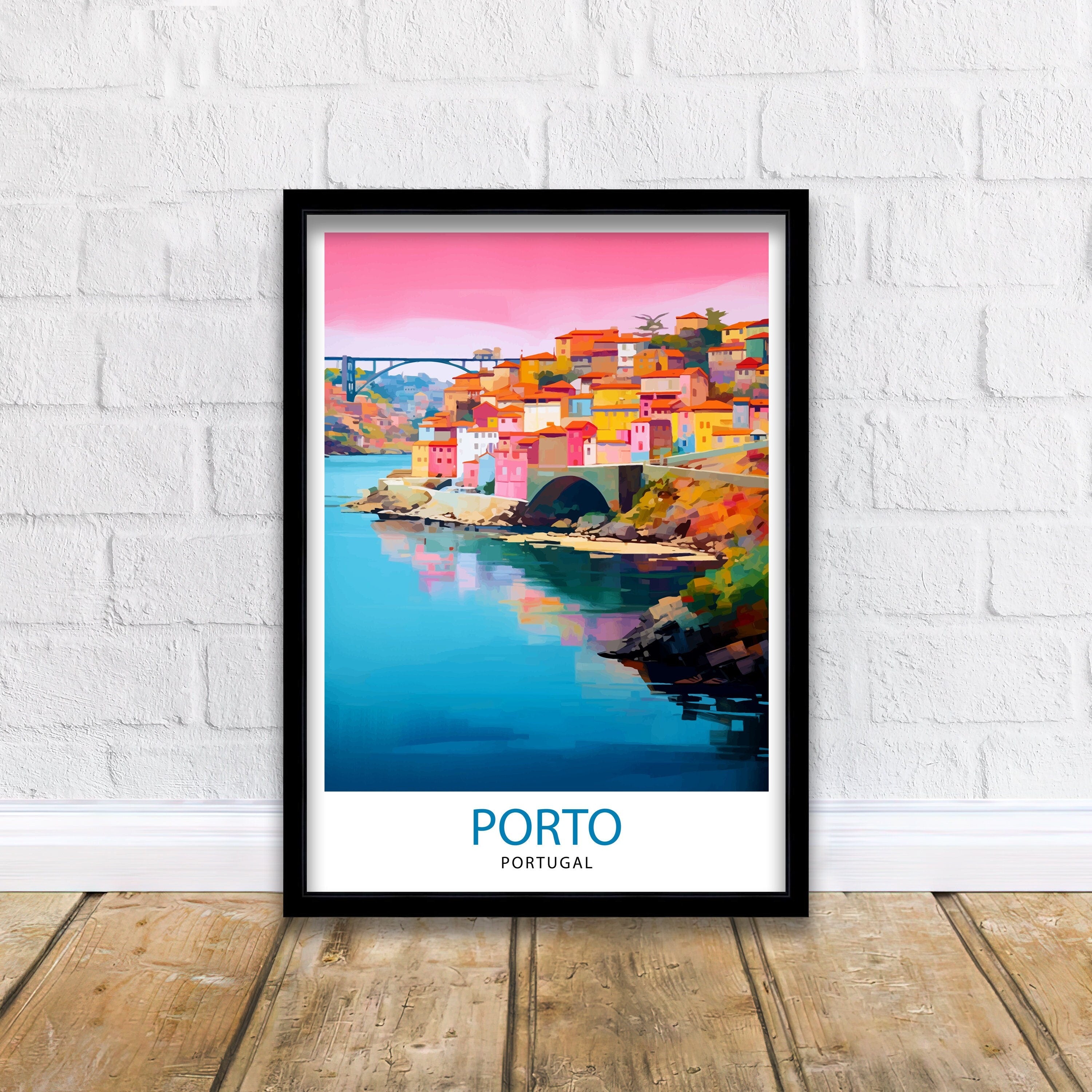 Porto Portugal Print Porto Wall Decor Porto Poster Porto Art Print Porto Wall Art Gift for Porto Travel Porto Home Decor