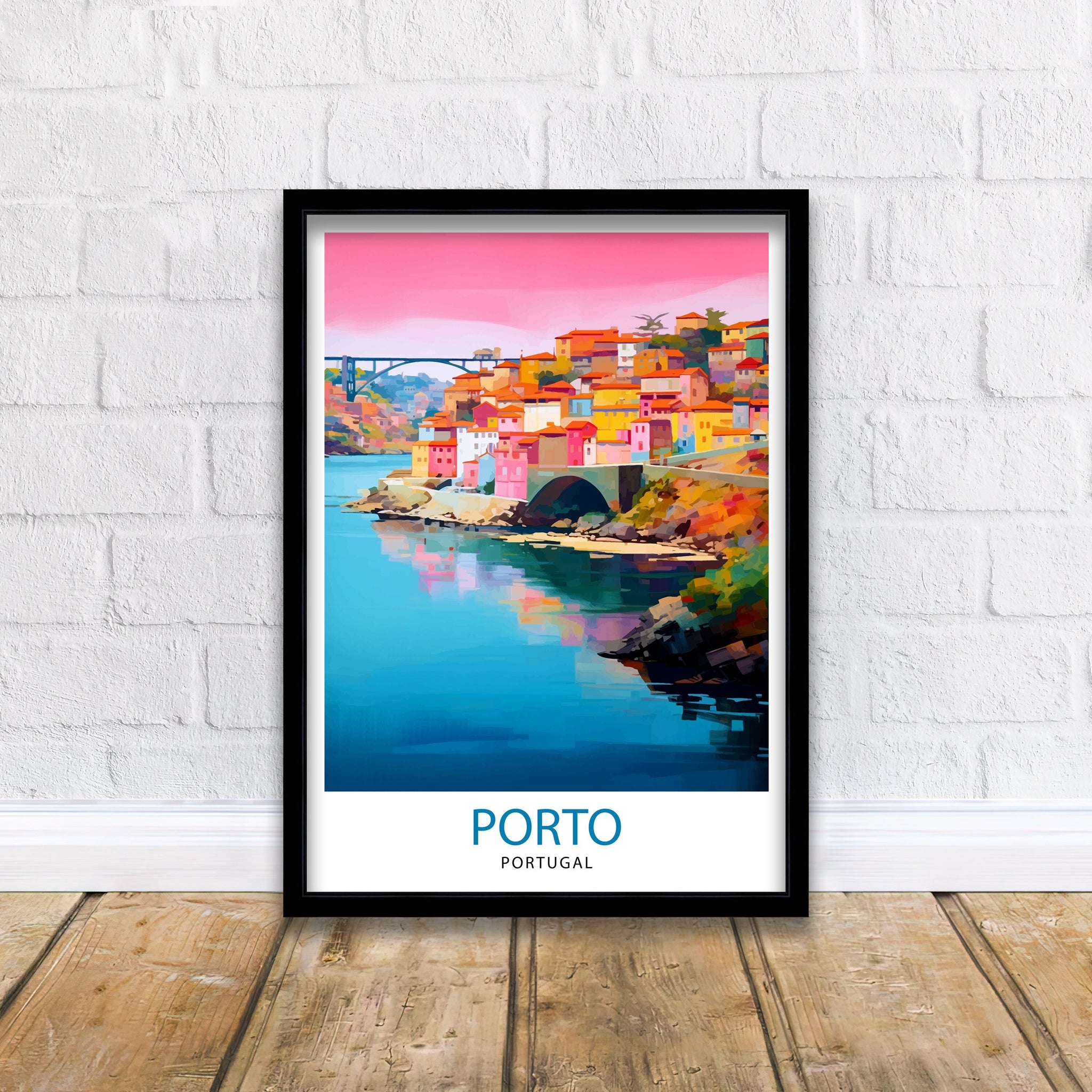 Porto Portugal Print Porto Wall Decor Porto Poster Porto Art Print Porto Wall Art Gift for Porto Travel Porto Home Decor