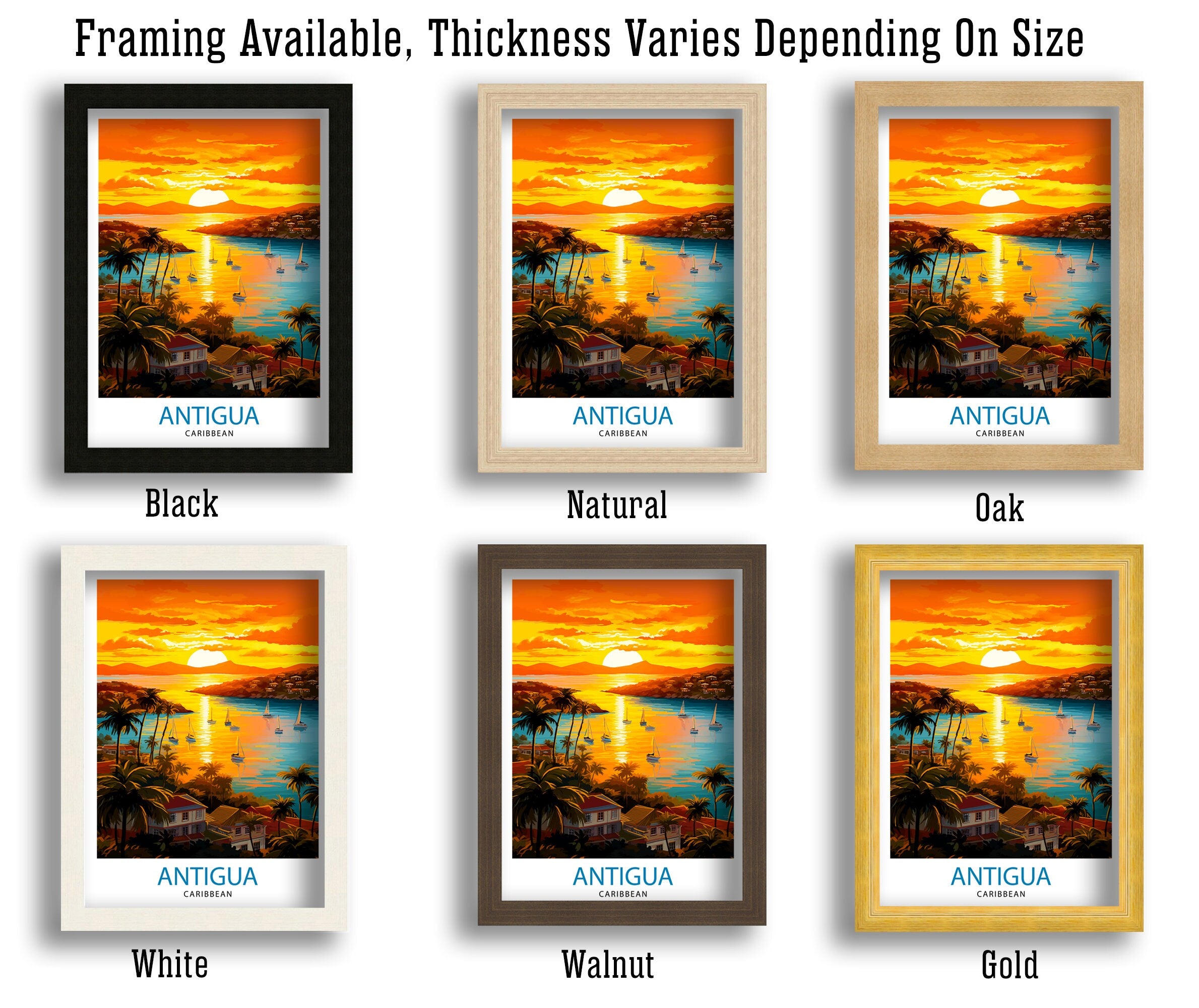 Antigua Travel Print | Antigua Poster | Antigua | Travel Print | Antigua Art | Travel Poster | Antigua Wall Art | Antigua And Barbuda
