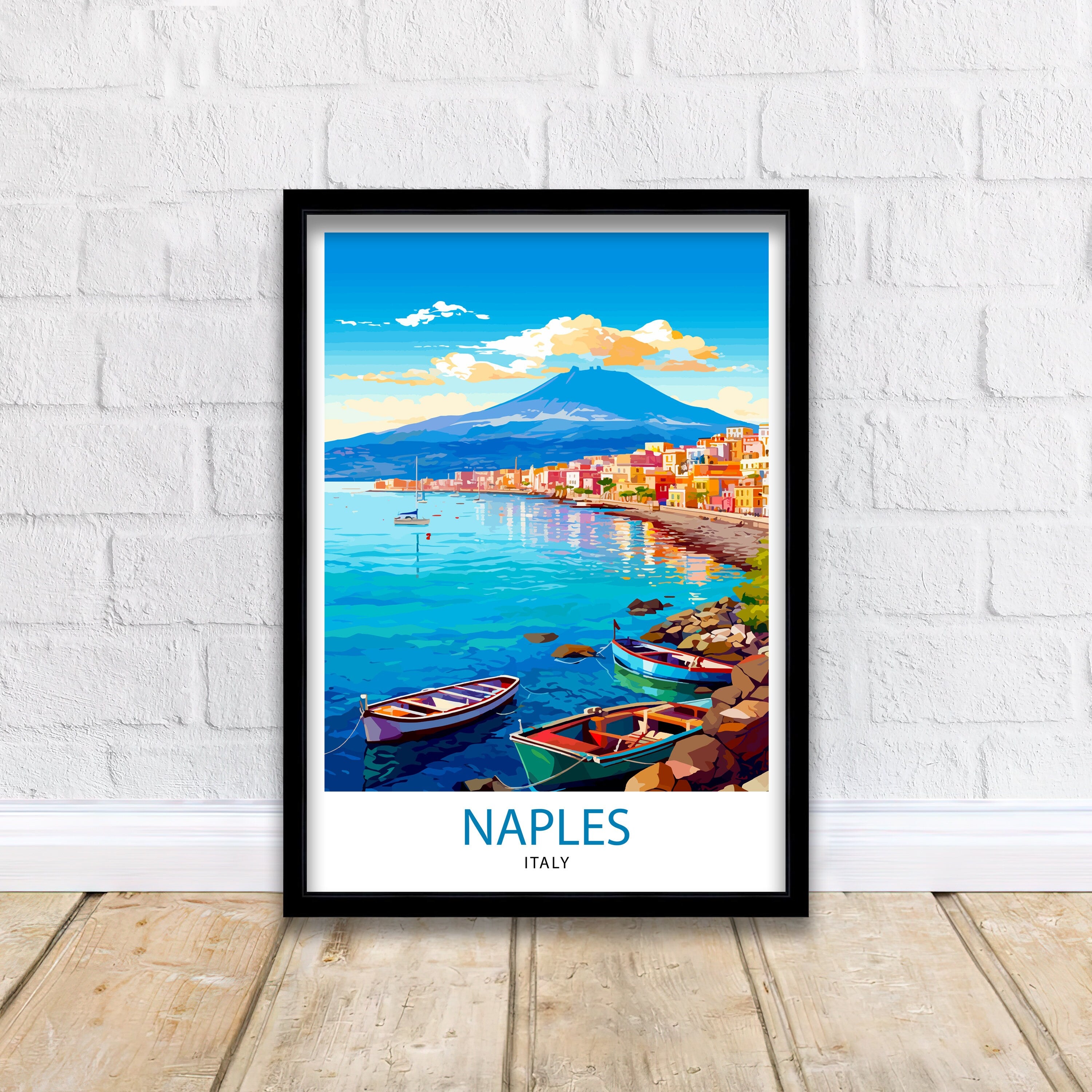 Naples Italy Print Naples Wall Decor Naples Poster Naples Art Print Naples Wall Art Gift for Naples Travel Naples Home Decor