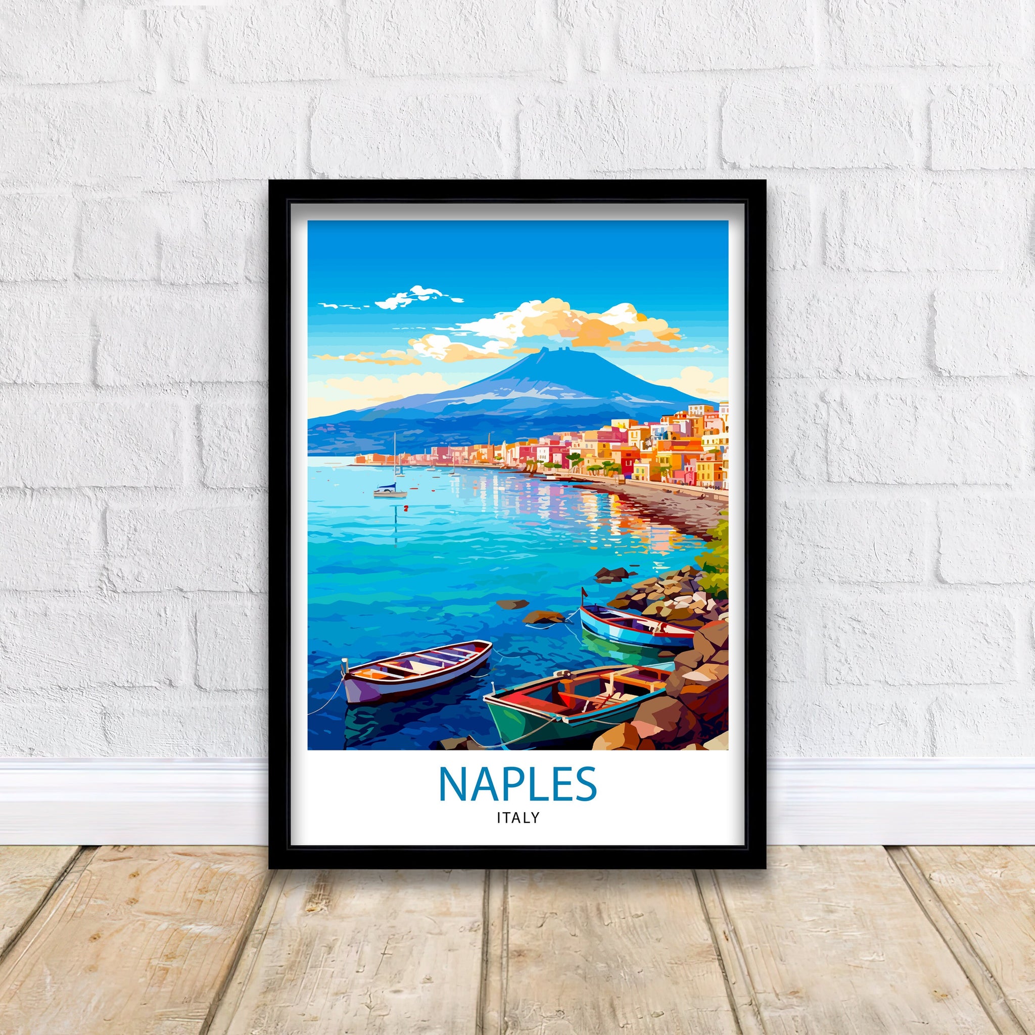 Naples Italy Print Naples Wall Decor Naples Poster Naples Art Print Naples Wall Art Gift for Naples Travel Naples Home Decor