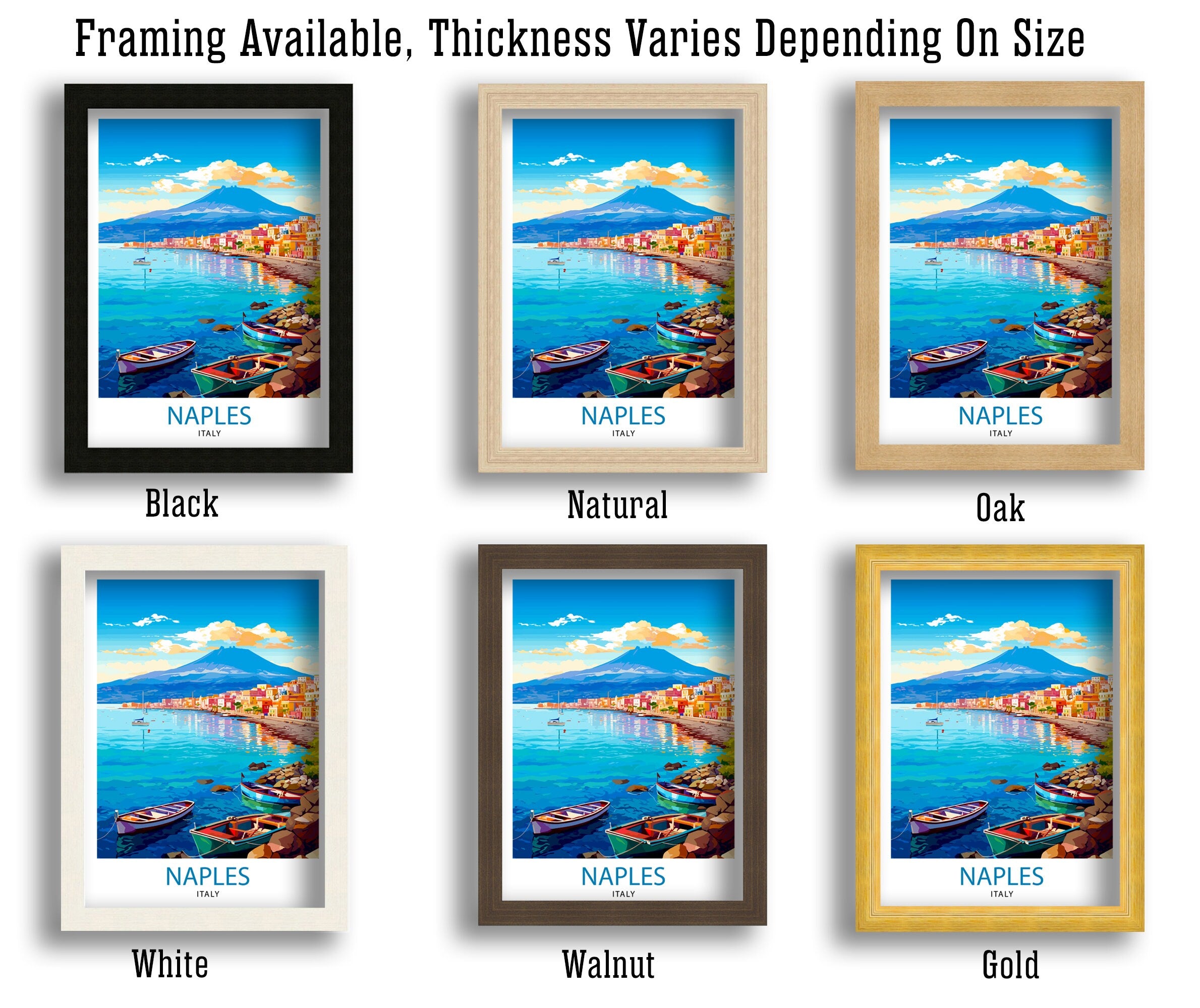 Naples Italy Print Naples Wall Decor Naples Poster Naples Art Print Naples Wall Art Gift for Naples Travel Naples Home Decor