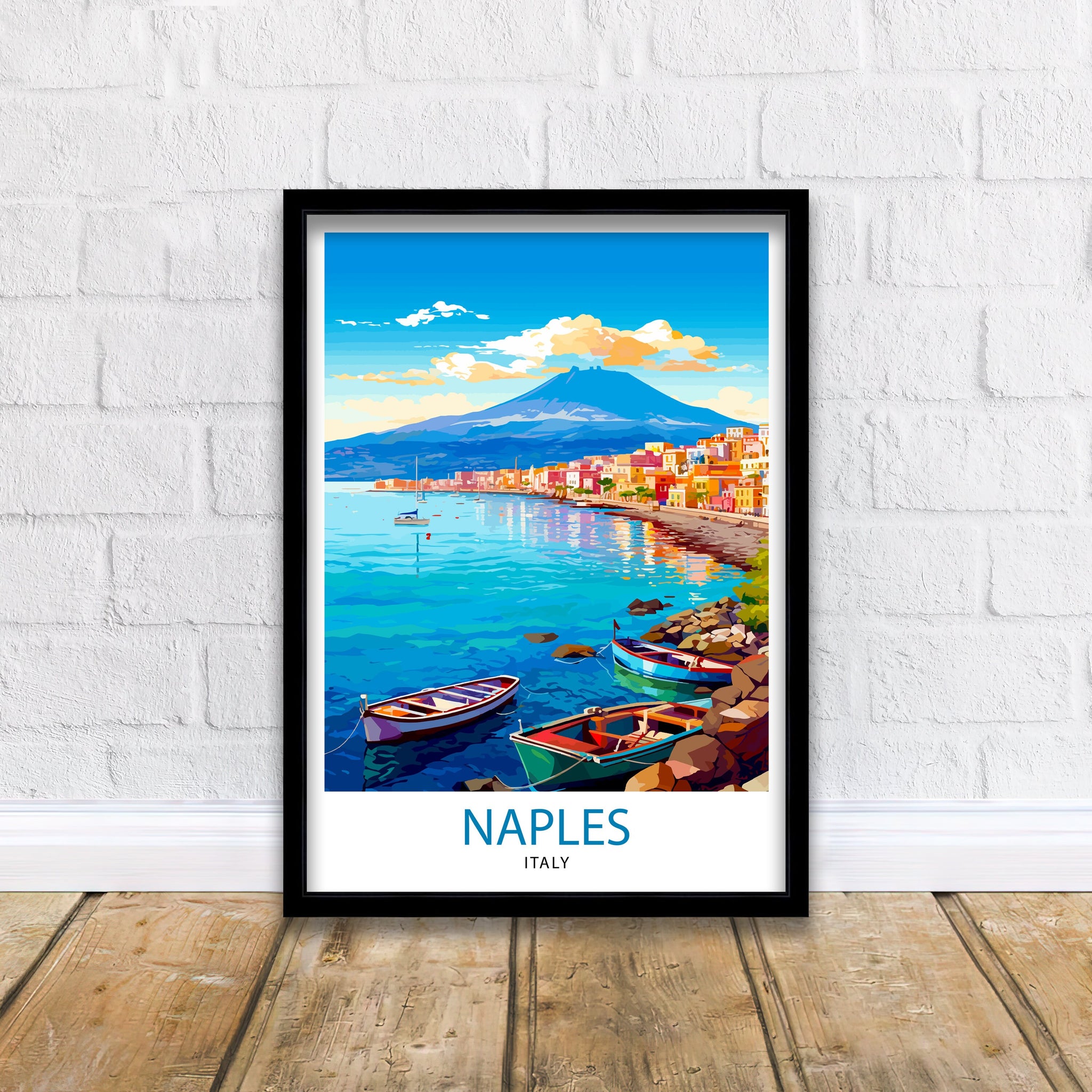 Naples Italy Print Naples Wall Decor Naples Poster Naples Art Print Naples Wall Art Gift for Naples Travel Naples Home Decor