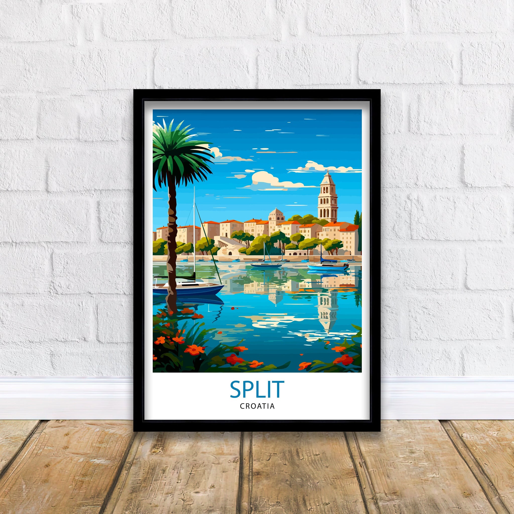 Split Croatia Print Split Wall Decor Split Poster Split Art Print Split Wall Art Gift for Split Travel Split Home Decor