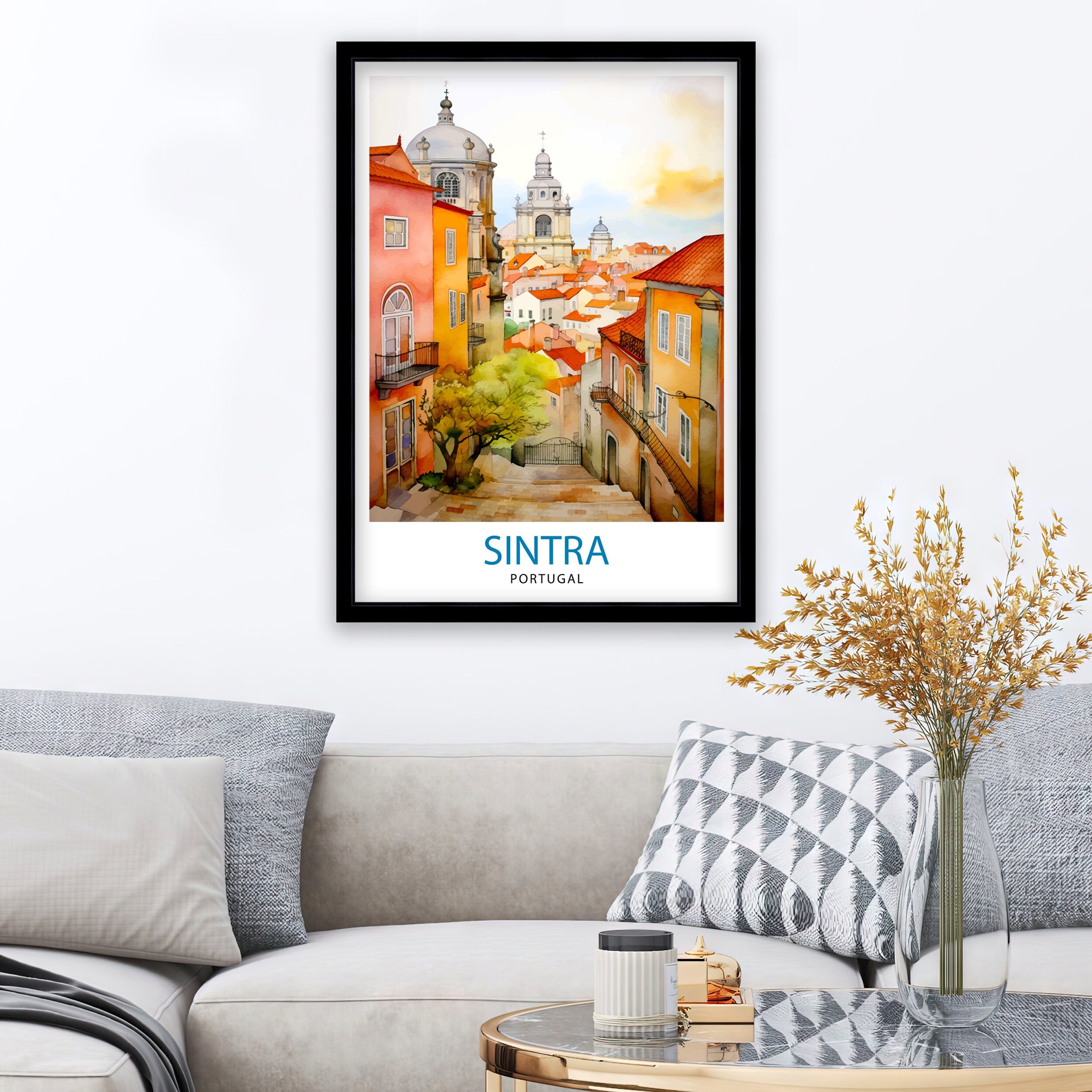 Sintra Portugal Print Sintra Wall Decor Sintra Poster Sintra Art Print Sintra Wall Art Gift for Sintra Travel Sintra Home Decor