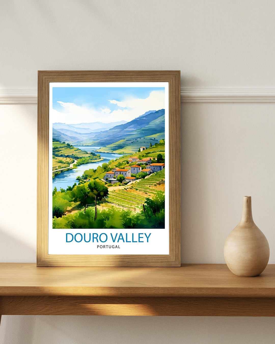 Douro Valley Portugal Print Douro Valley Decor Douro Valley Poster Douro Valley Art Douro Valley Wall Art Gift for Douro Fans Douro Valley